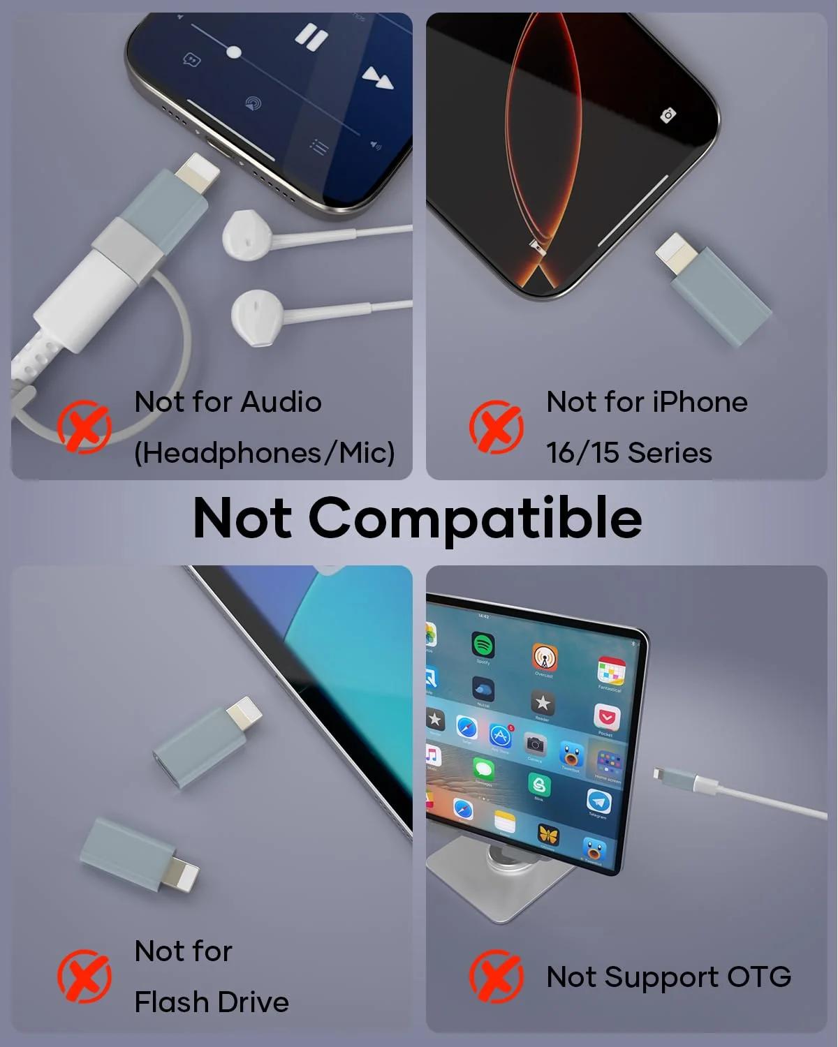 Zestiq alumiiniumist USB-C–Lightning adapter — kompaktne – pakend ja tarvikud