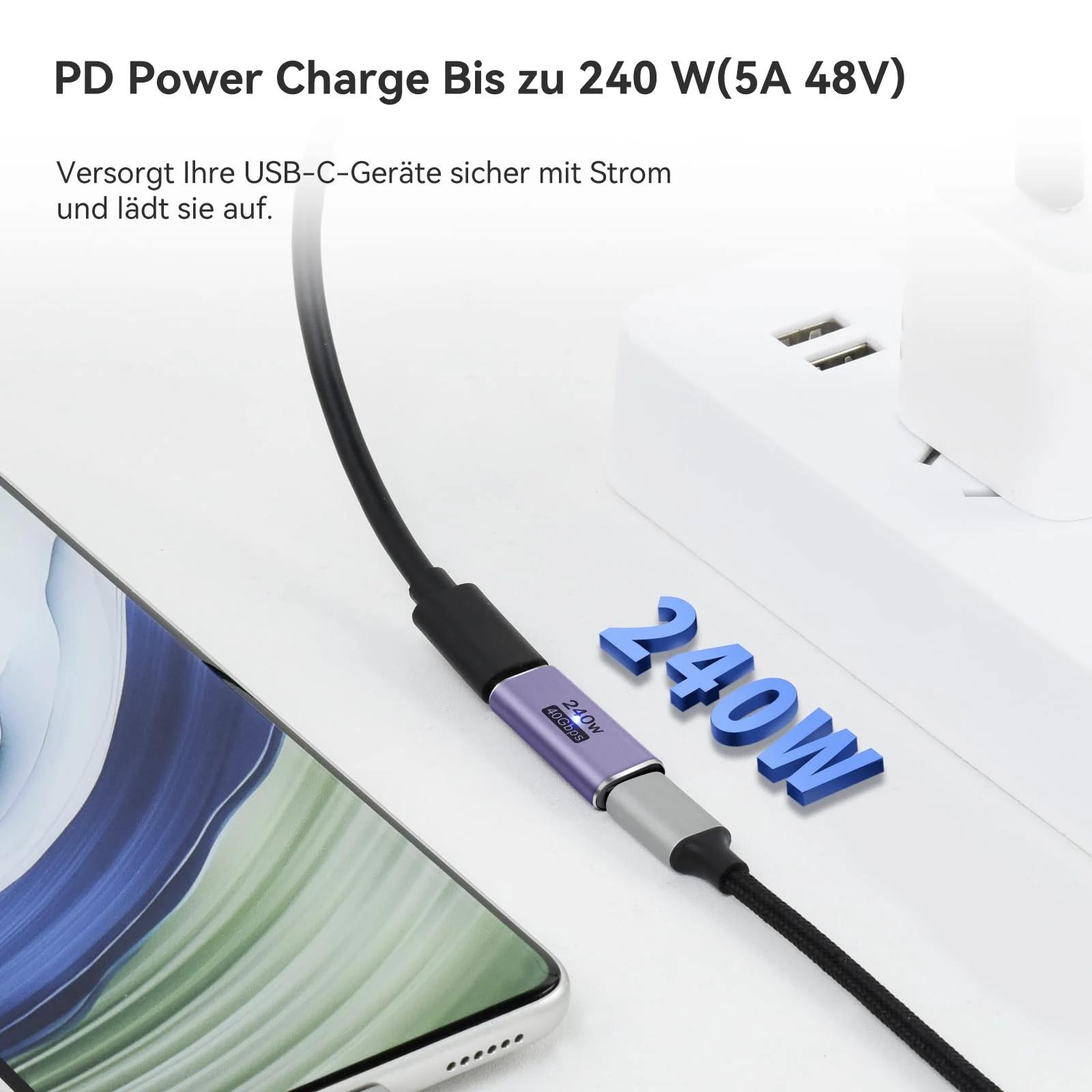 ELUTENG vastupidav alumiiniumist USB-C adapter — kiire laadimine – pilt 6
