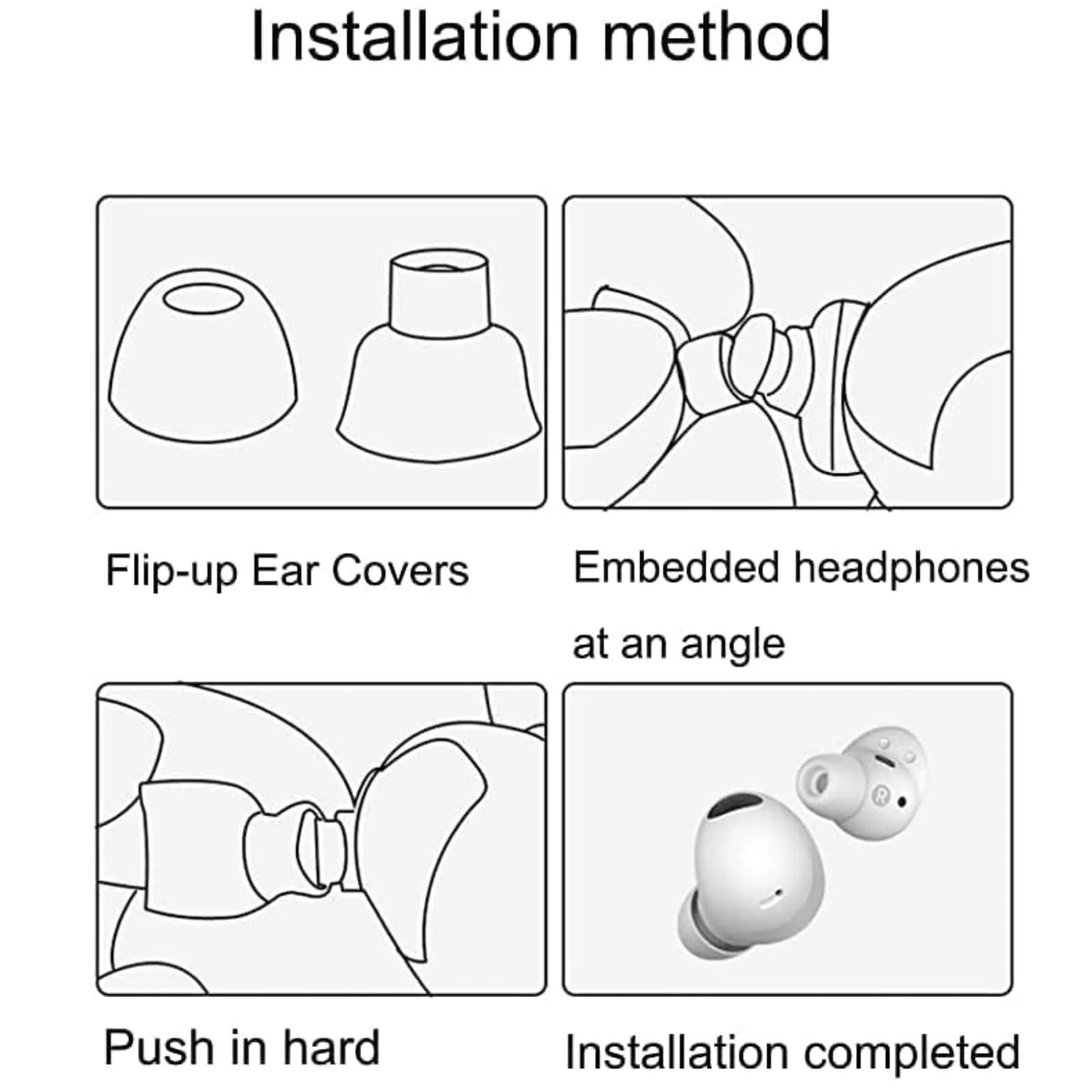 Adhiper pehmed silikoonkõrvakummid Galaxy Buds 2 Pro jaoks – pilt 6