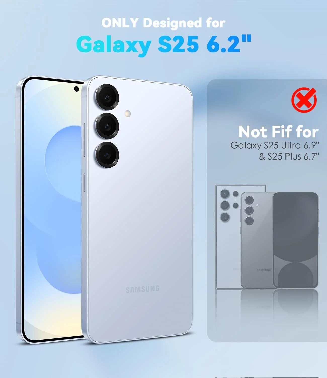 CloudValley kaamerakaitse Samsung Galaxy S25 — õhuke ja – lisavaade
