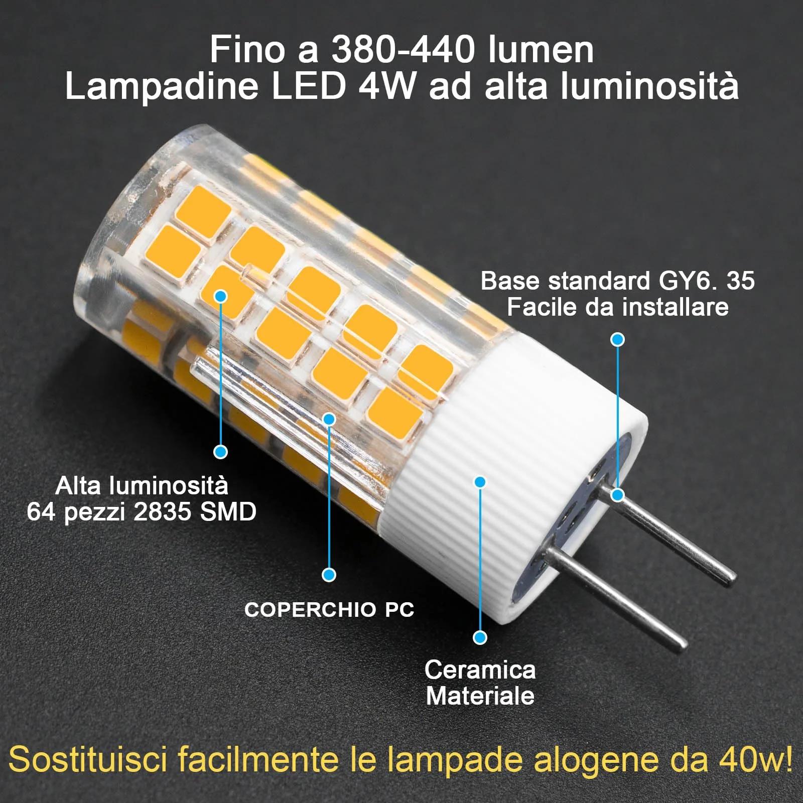 TZHILAN soojalt valgustav GY6.35 LED 4W — energiasäästlik – lisavaade