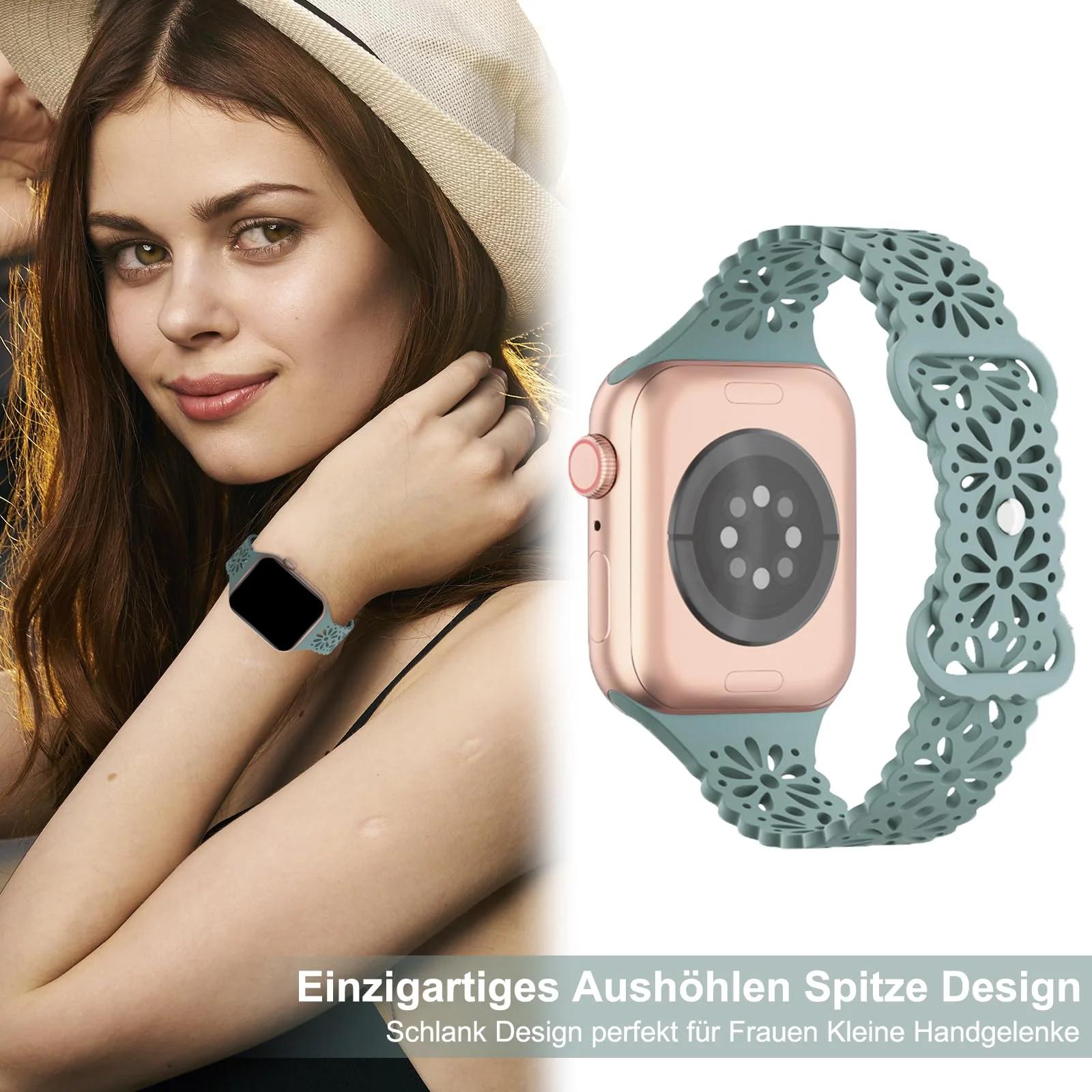 STEEZRD pehme silikoonrihm Apple Watchile — õhuke ja mugav – kasutusnäide