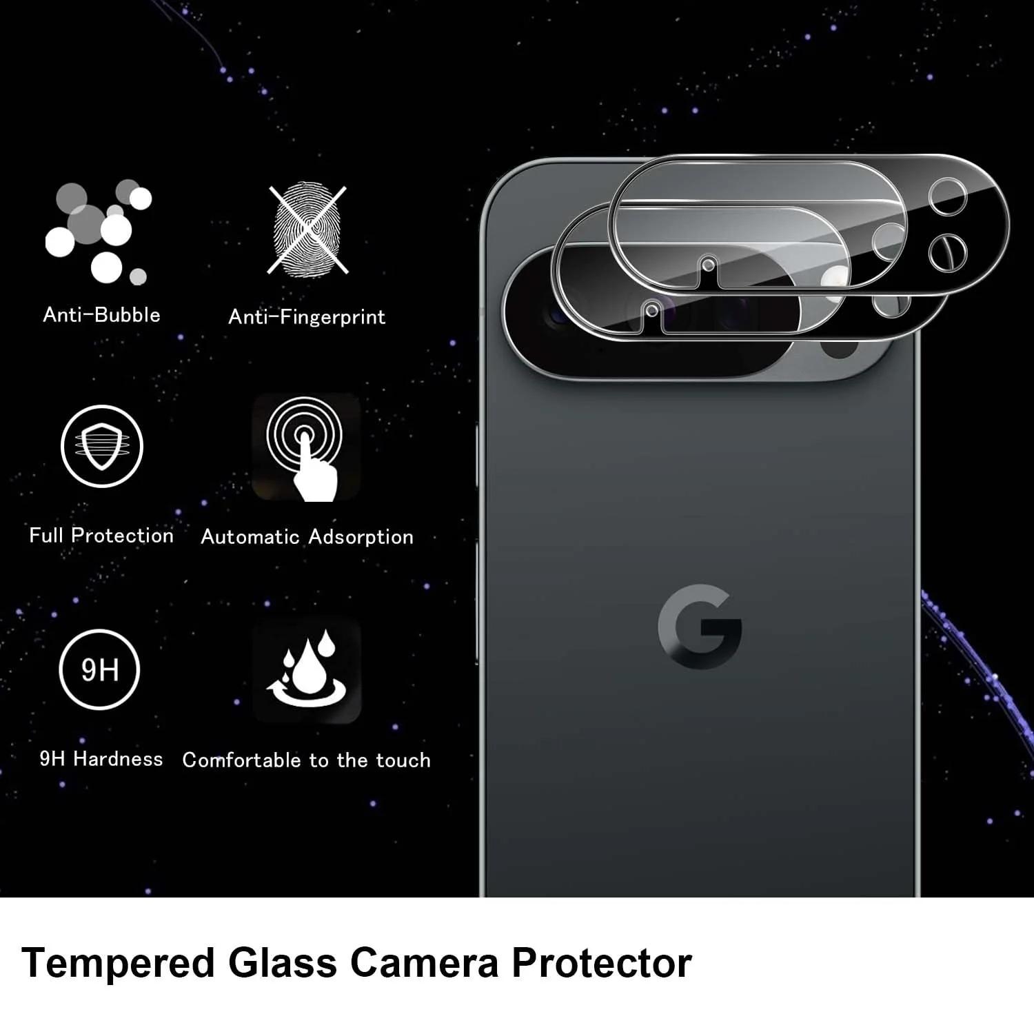 Holilo kaitsev kaamera-klaas Google Pixel 10 Pro jaoks – detailne vaade