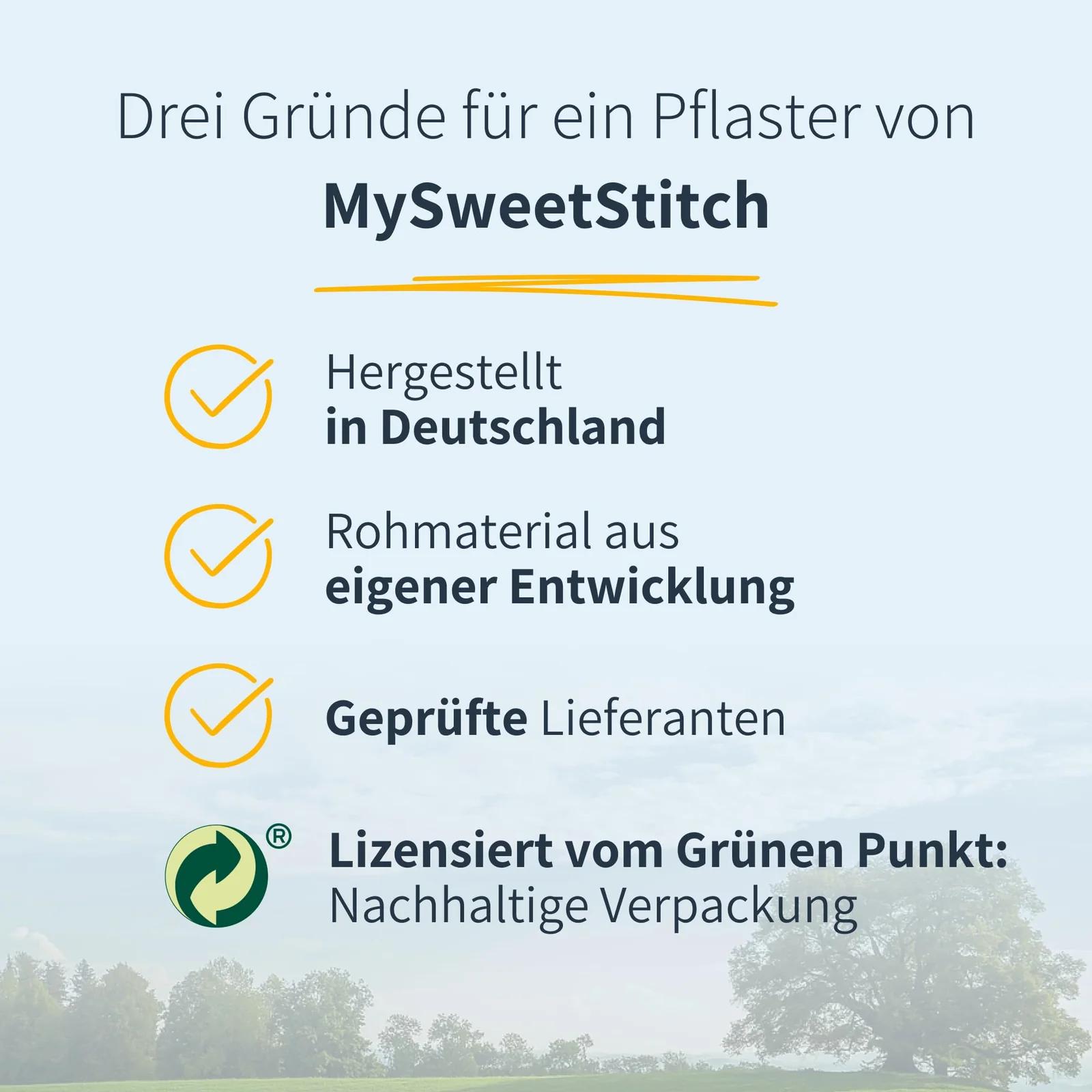 MySweetStitch nahasõbralik sensoriplaat – veekindel fikseerija – lisavaade