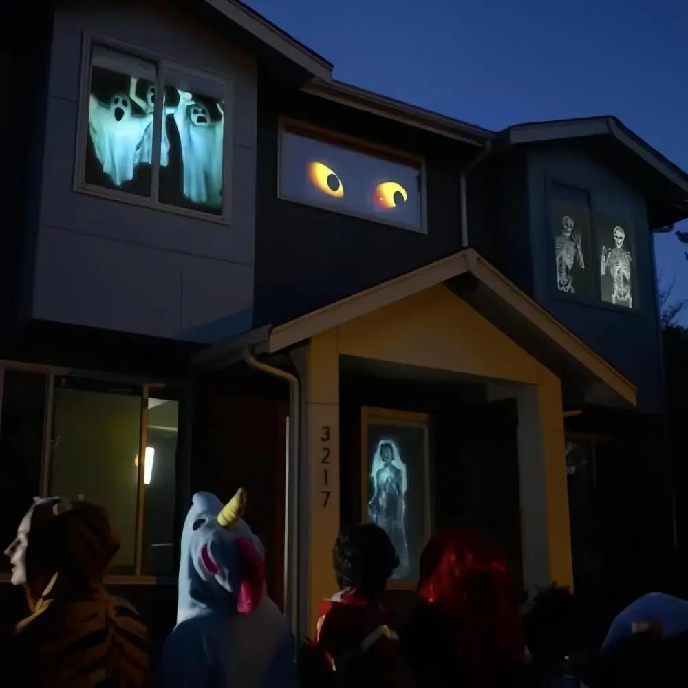 Pmuul holograafiline projektorikardin – vastupidav Halloween-deko