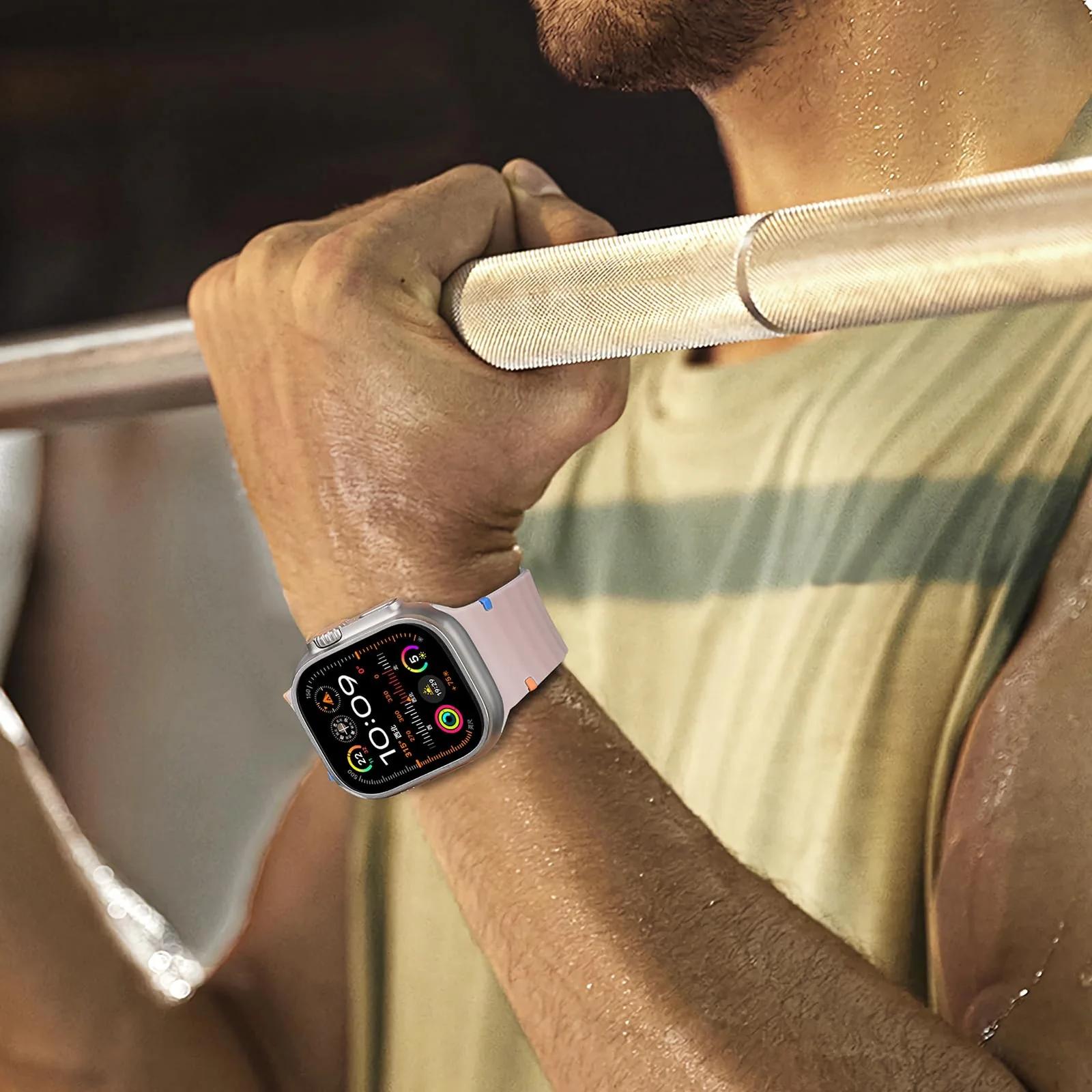 Wowstrap sport-silikoonrihm Apple Watchile – hingav ja mugav – pilt 7