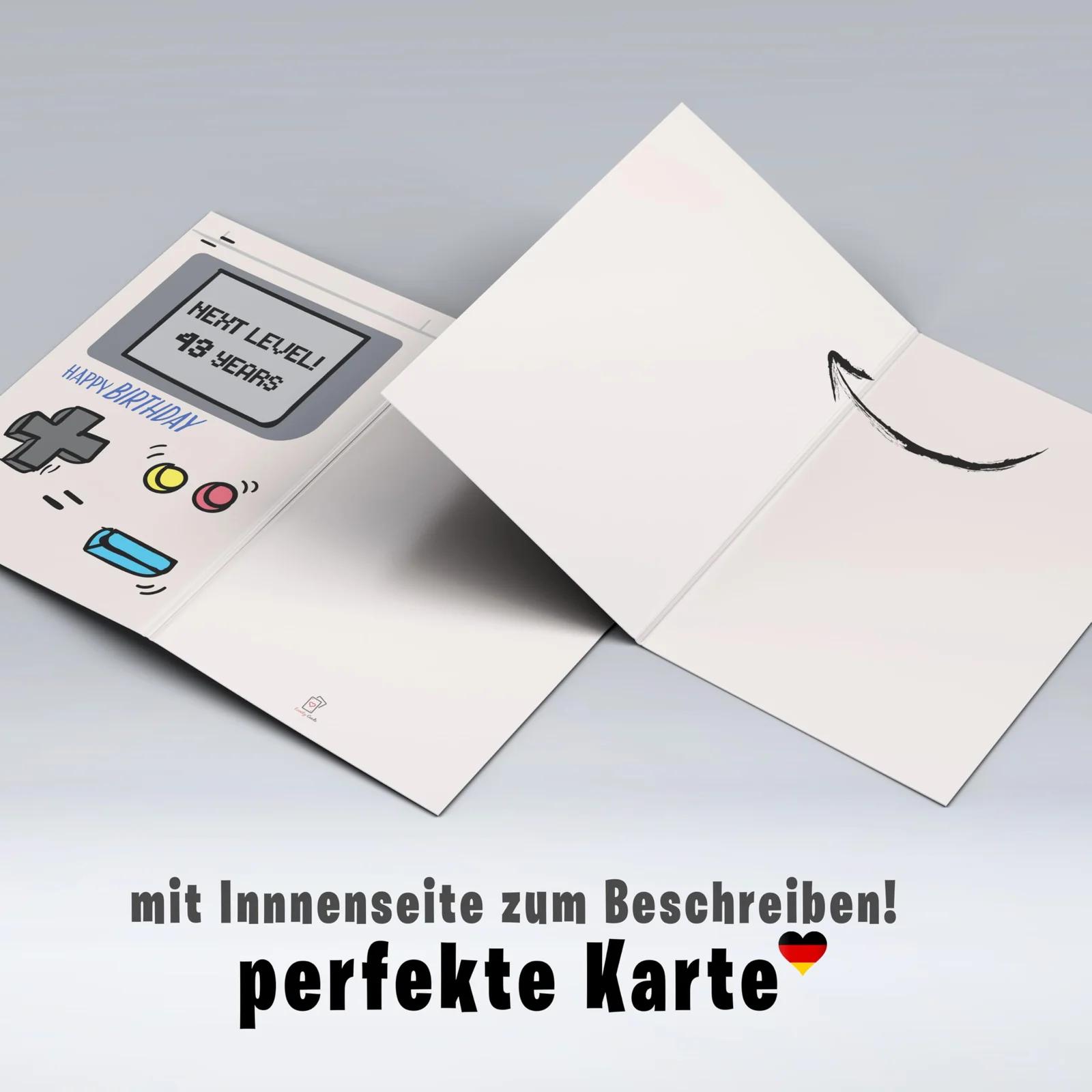 Lovely Cards retro-sõbralik 43. sünnipäevakaart meestele – pakend ja tarvikud