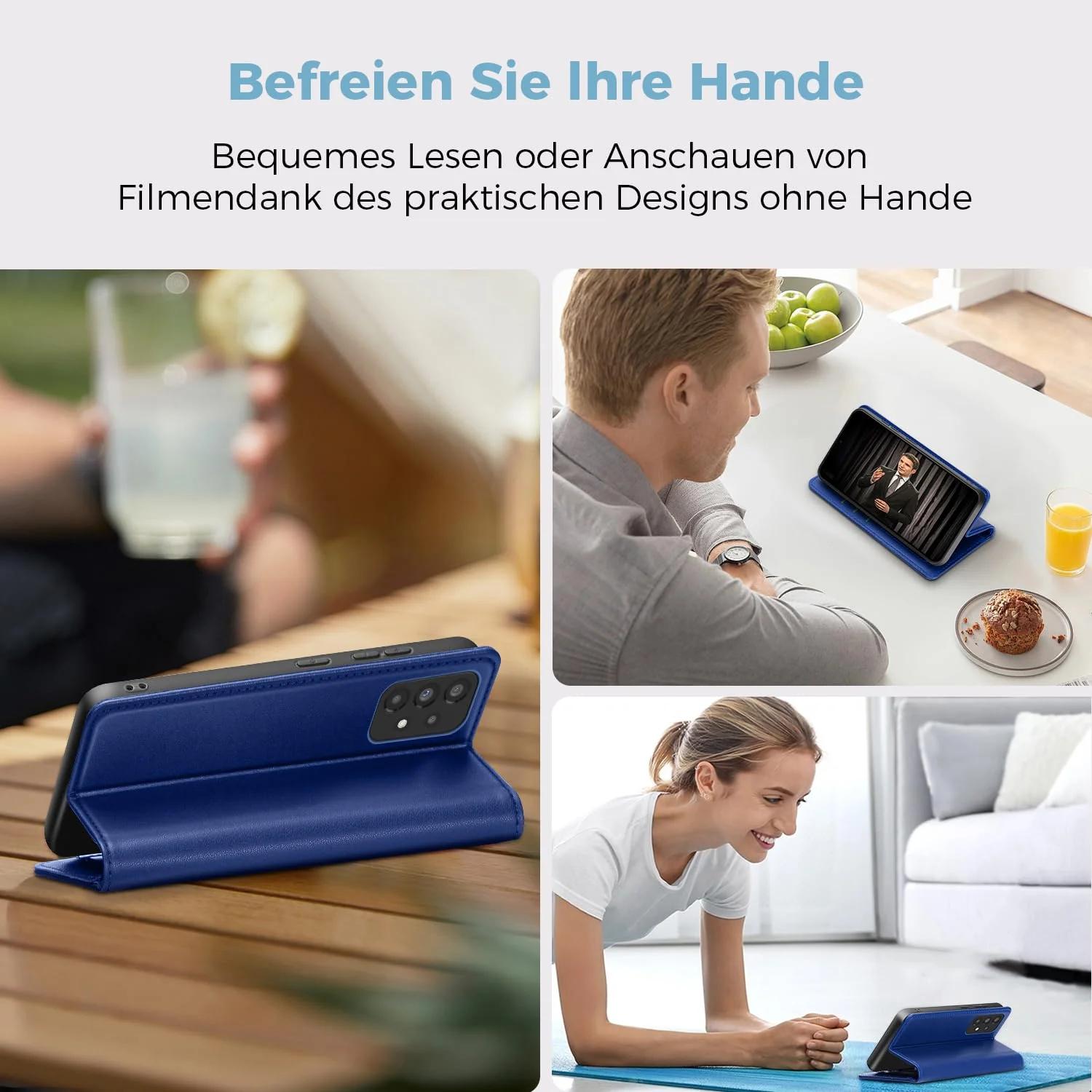 Thorhülle premium PU-nahast kaitsekate Galaxy A53 jaoks – lisavaade