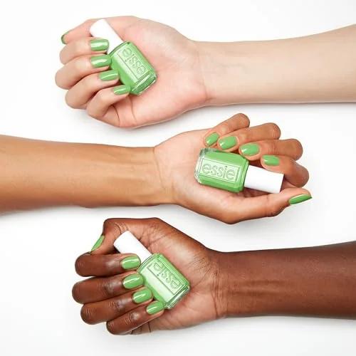 essie limetiroheline küünelakk – intensiivne ja püsiv toon – pakend ja tarvikud