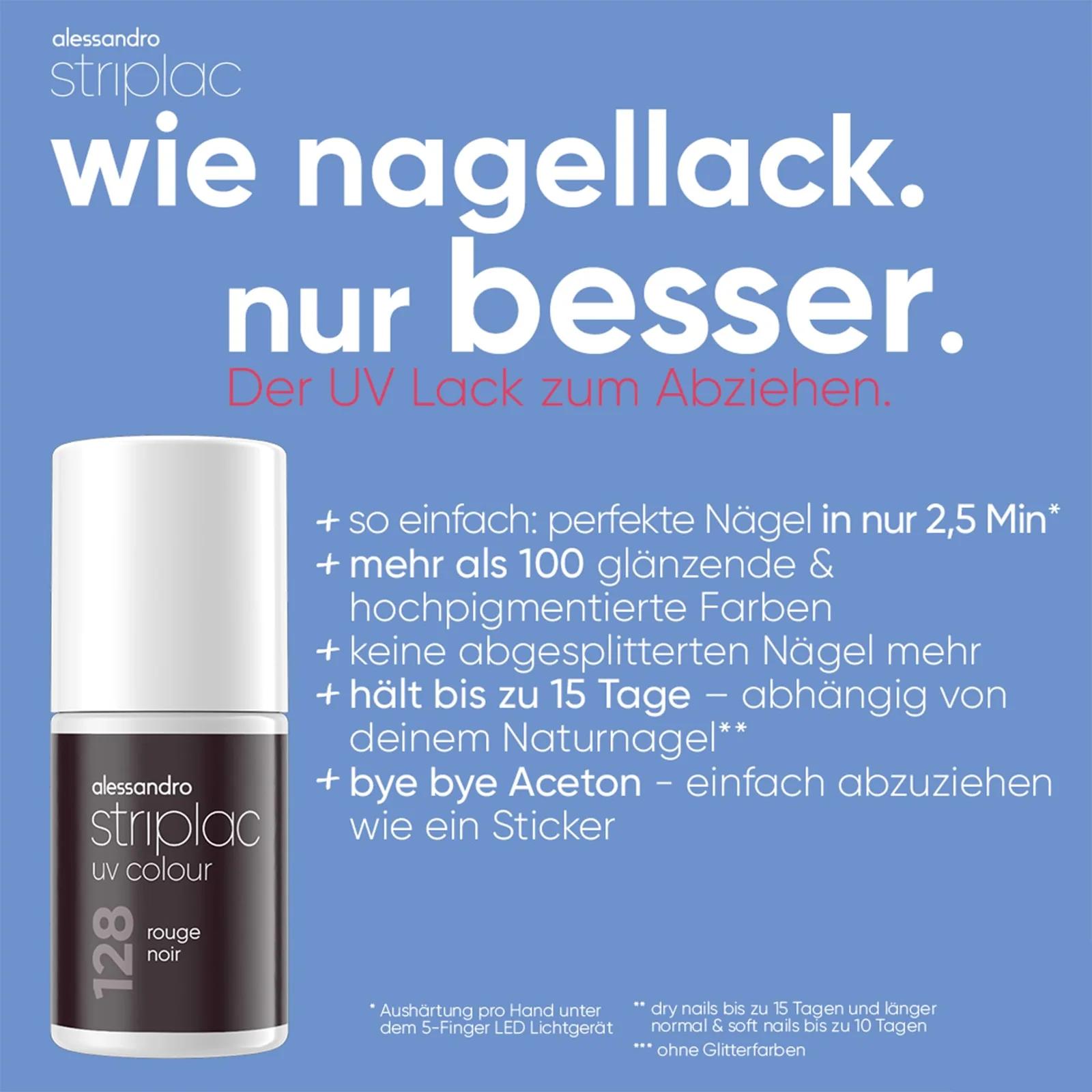 alessandro Beach Red – püsiv UV-lakk tugevatele küüntele – pilt 7