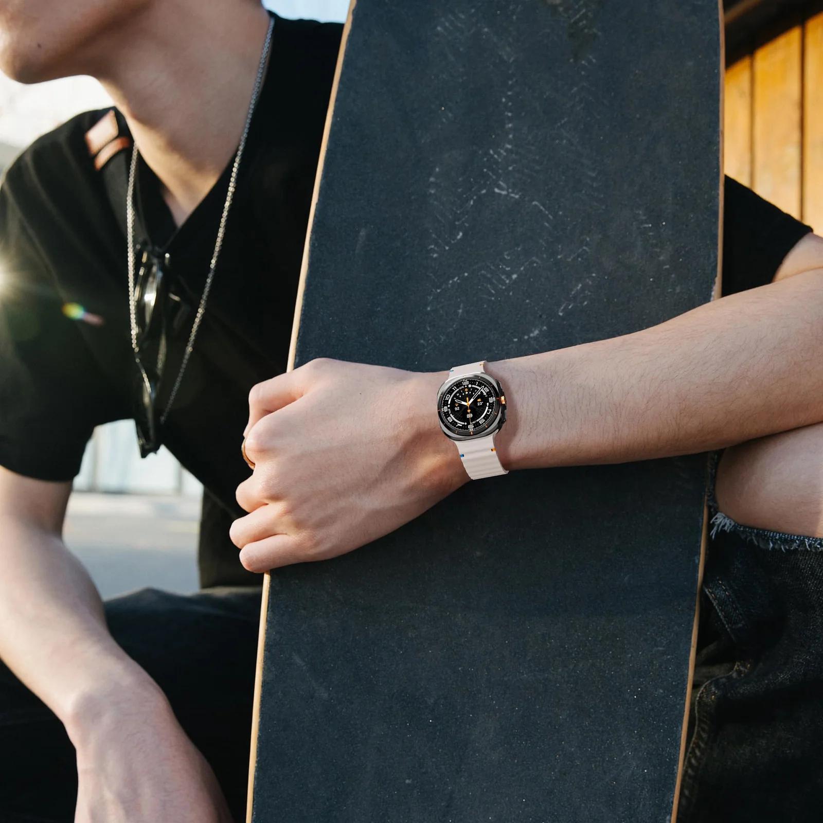 MYAPULUA pehme silikoonrihm Galaxy Watch Ultra 47mm — mugav – lisavaade