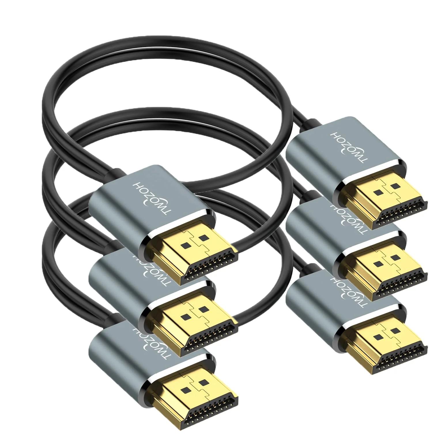 Twozoh õhuke 4K HDMI-kaabel 5 m – paindlik ja kompaktne