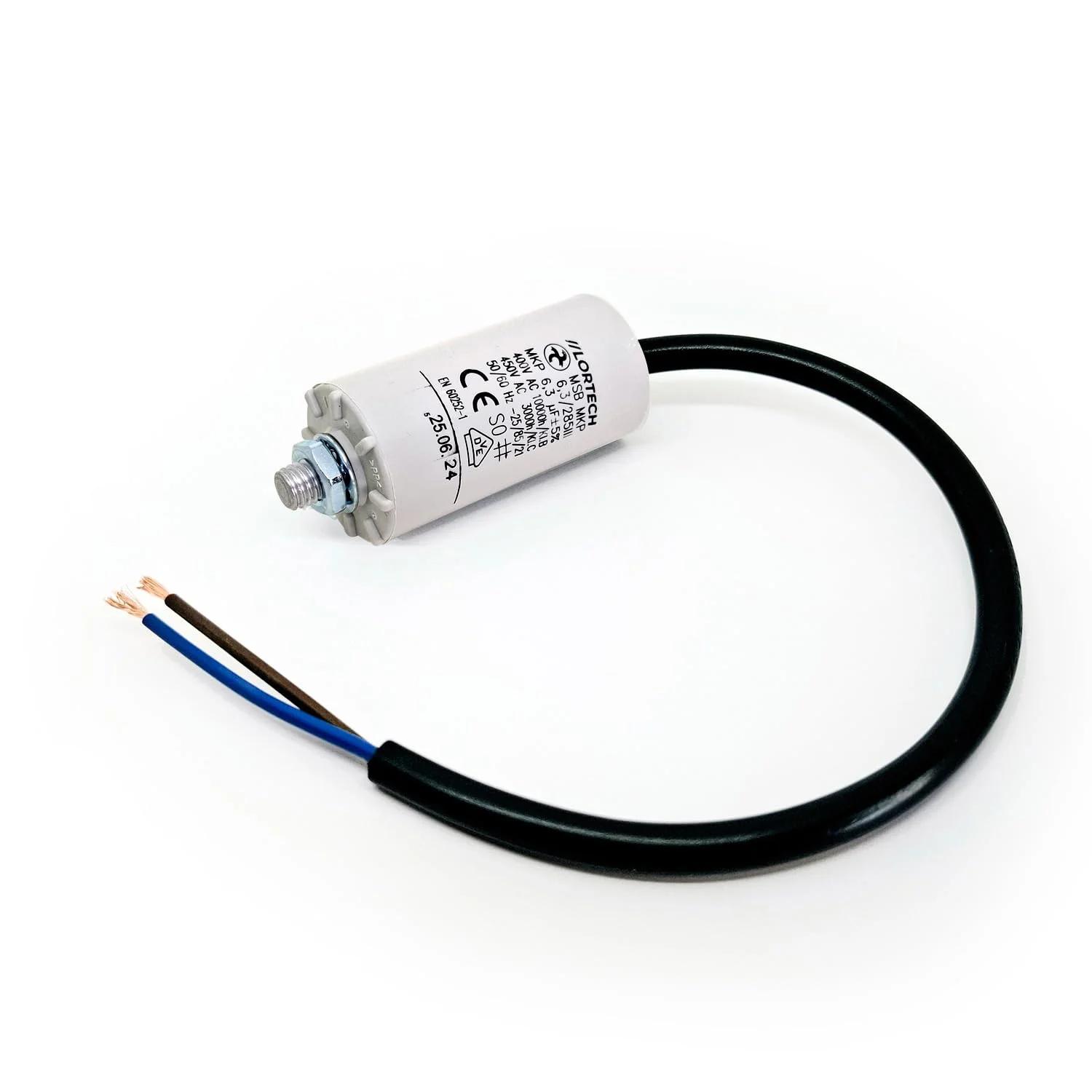 LORTECH vastupidav motor-kondensaator 450V – kompaktne asendus