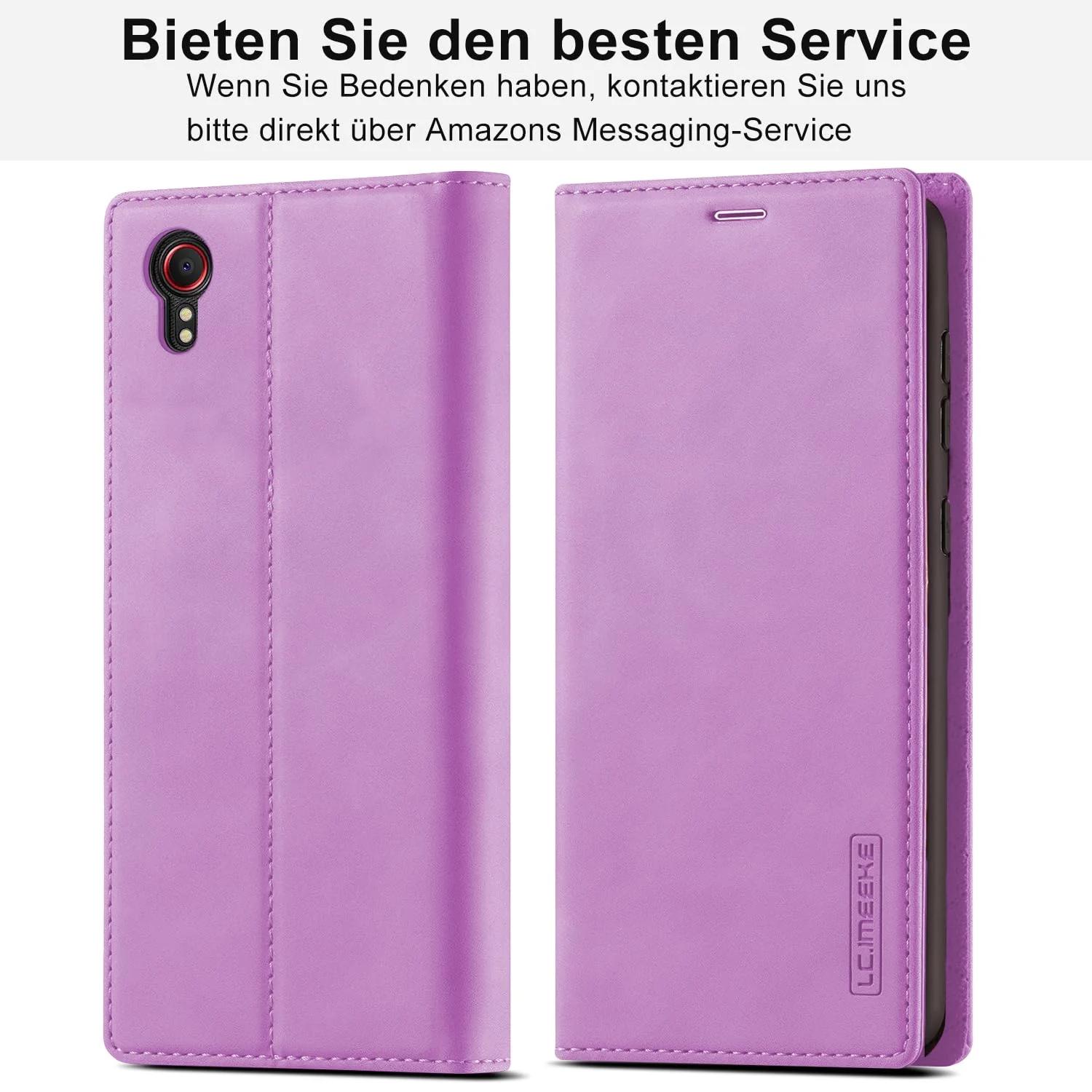 Ailicici PU-nahast klappkate Galaxy Xcover 5 — kinkekaunis kaitse – pilt 7
