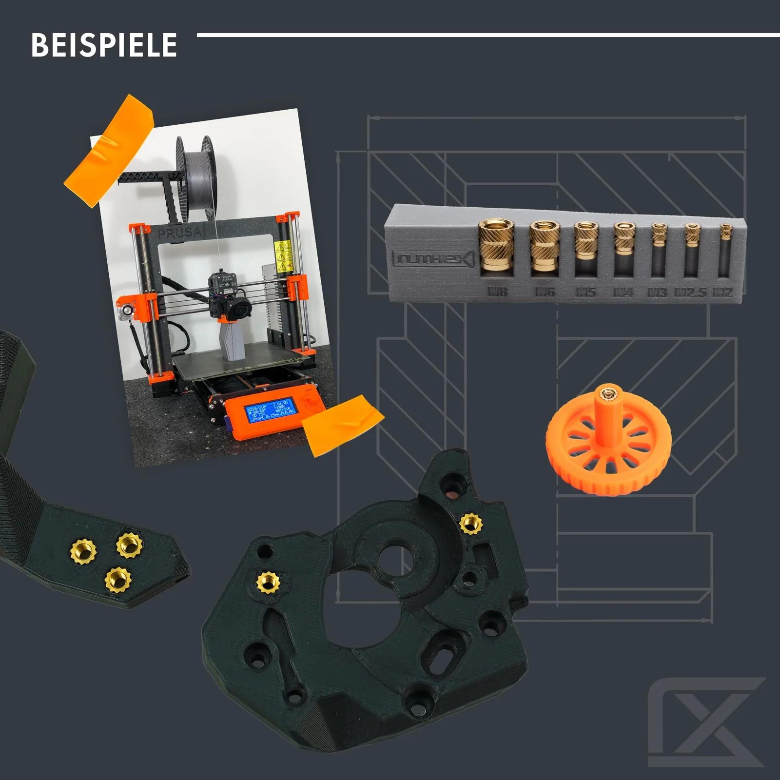 ruthex messingist sisekeere 3D-trükile — vastupidav #4-40 – pilt 7