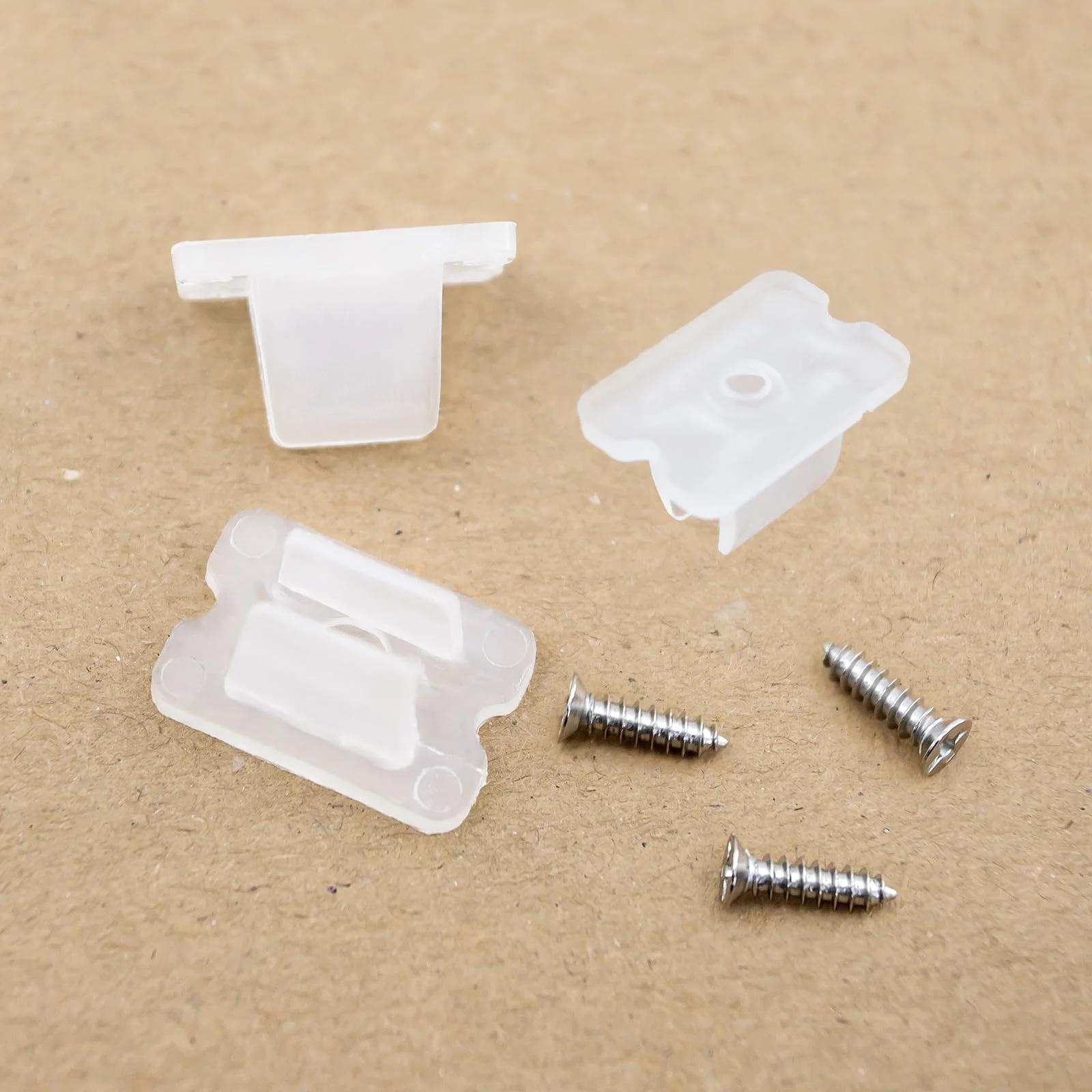 ELOUYCKE vastupidav plastikklamber LED-ribade paigalduseks – detailne vaade