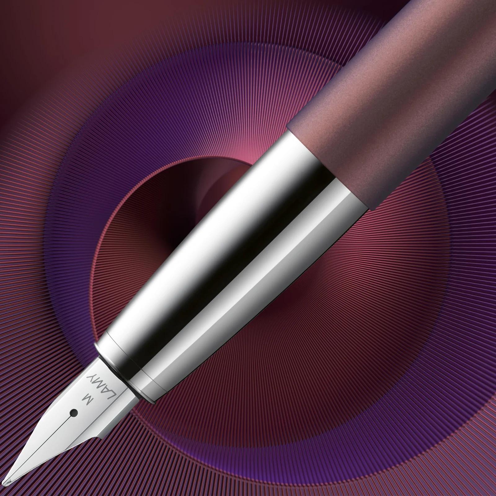 Lamy metallist kirjutushoog — elegantne täiter Pastapliiats – detailne vaade