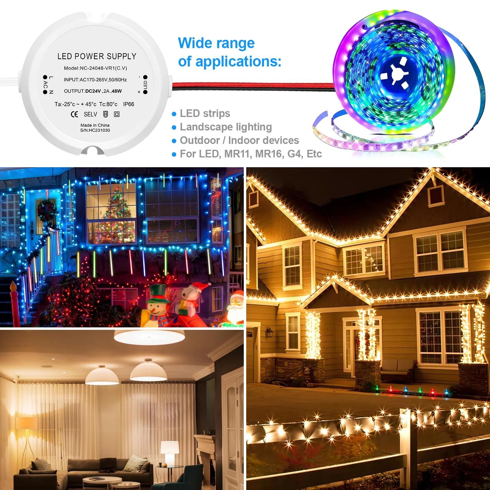 HNCY veekindel LED-trafo 24V 48W – kompaktne paigalduslahendus – pilt 7