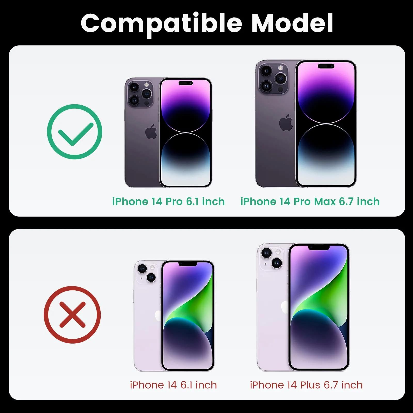 HWeggo alumiinium- ja klaasist kaamerakaitse iPhone 14 Pro jaoks – detailne vaade