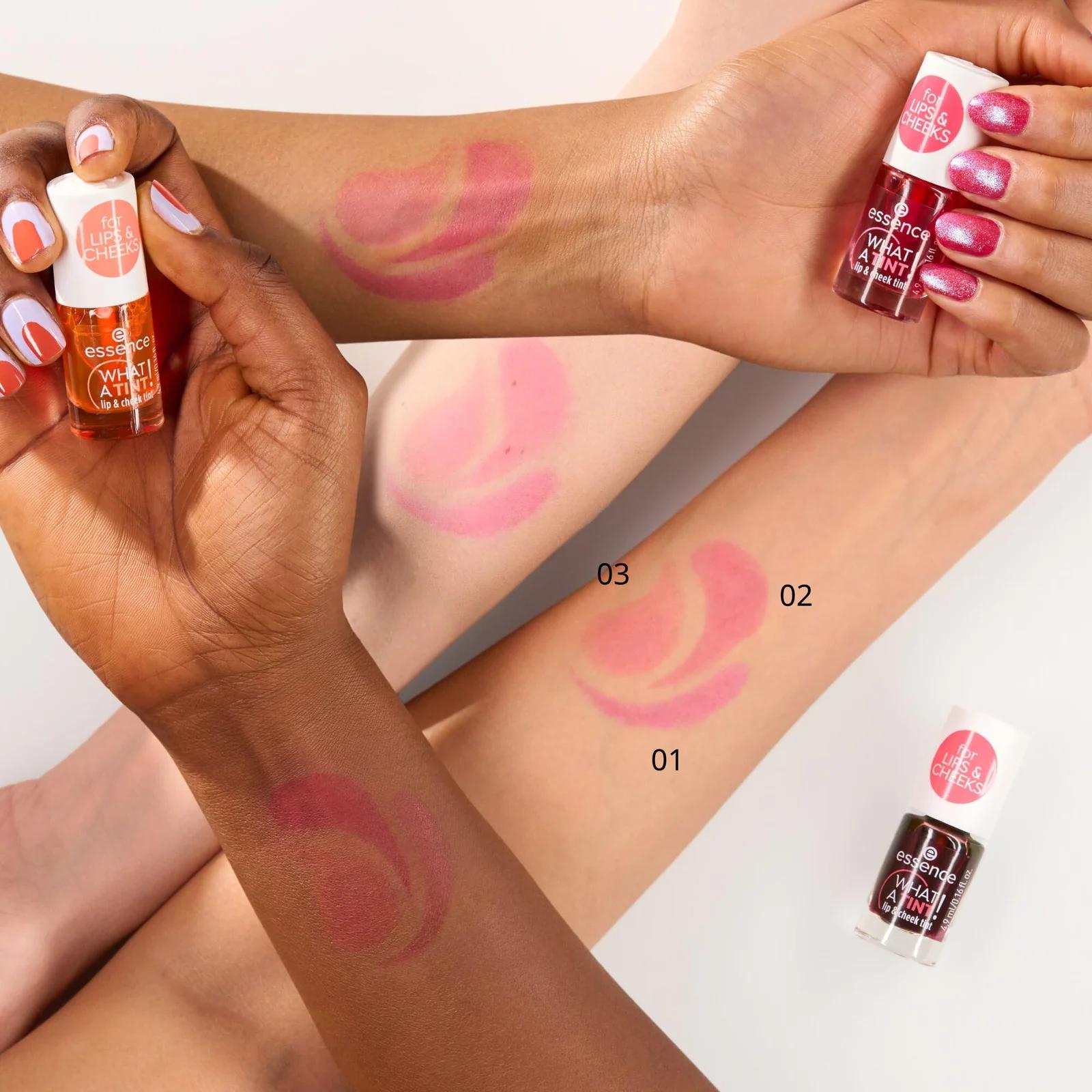 essence cosmetics naturaalne lip & cheek tint – Rouge ESS169 – lisavaade