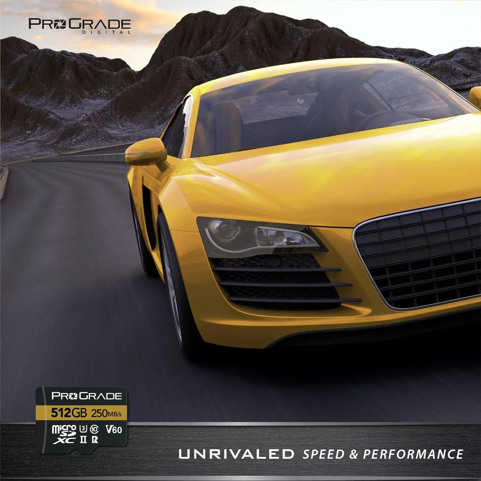 ProGrade Digital kiire microSDXC V60 (512 GB) matkamiseks ja – kasutusnäide