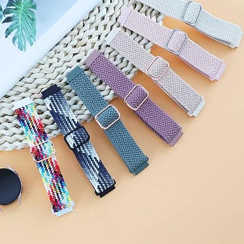 DMVEIMAL 22mm Geflochtenes Uhrenarmband elektroonika – detailne lähivaade