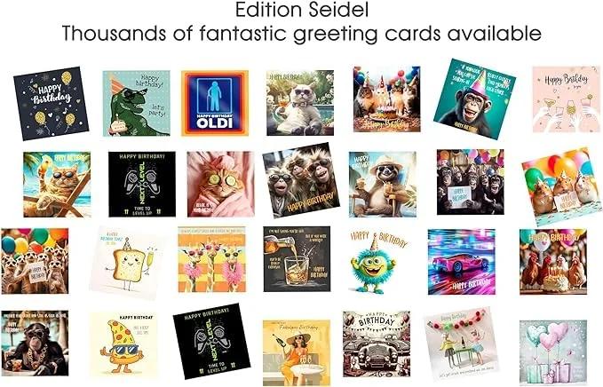 Edition Seidel kvaliteetne sünnipäevakaart 14,5×14,5 cm – pilt 6