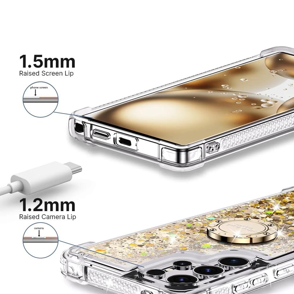 Silverback sädelev silikoonkaitse Samsung Galaxy S25 Ultra jaoks – lisavaade