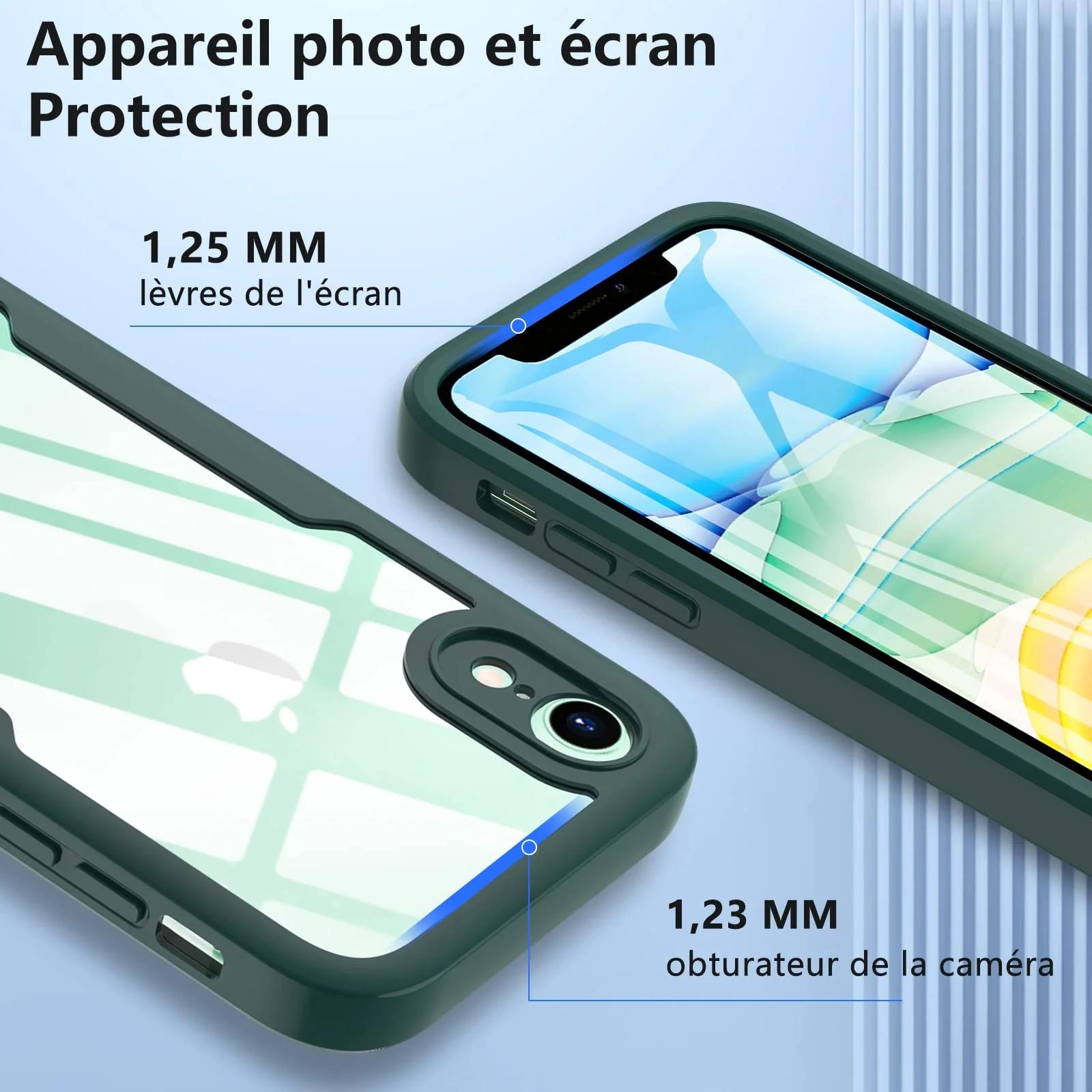 OWKEY kaitsev TPU ümbris iPhone XR jaoks — 360° kaitse ja – pilt 6