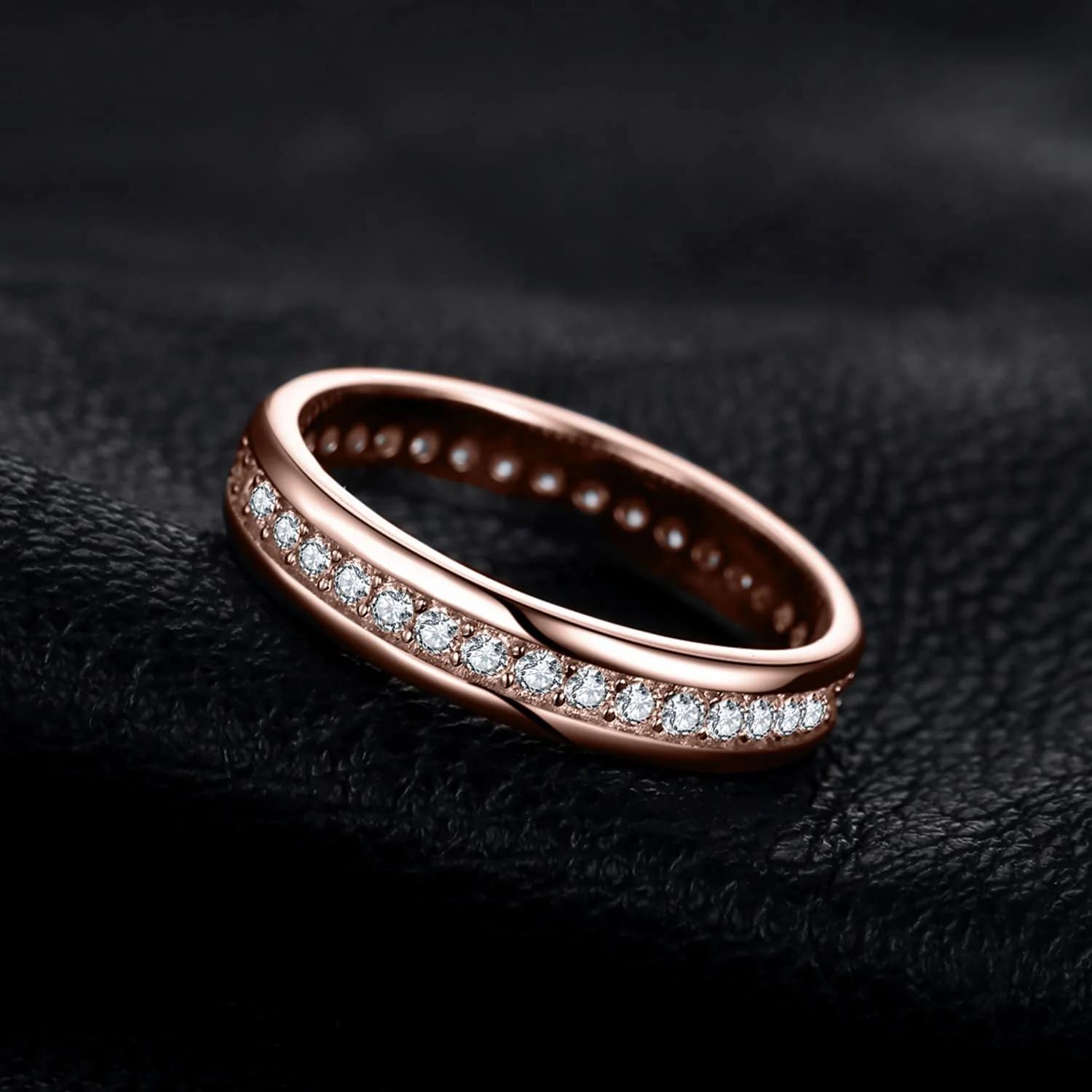 JewelryPalace sterling- hõberõngas zirkonitega — elegantne – pakend ja tarvikud
