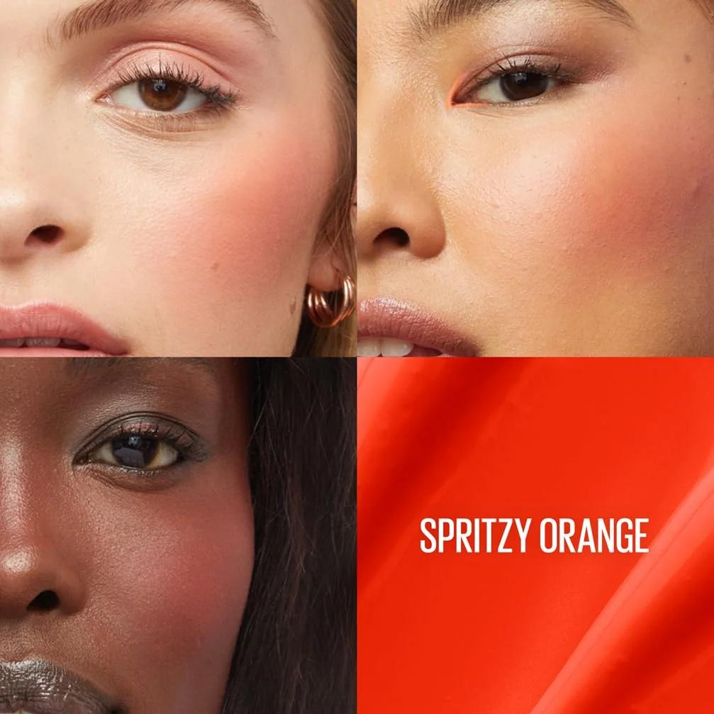 MAYBELLINE matt-rouge näole — kergelt segunev Sunkisser – detailne vaade