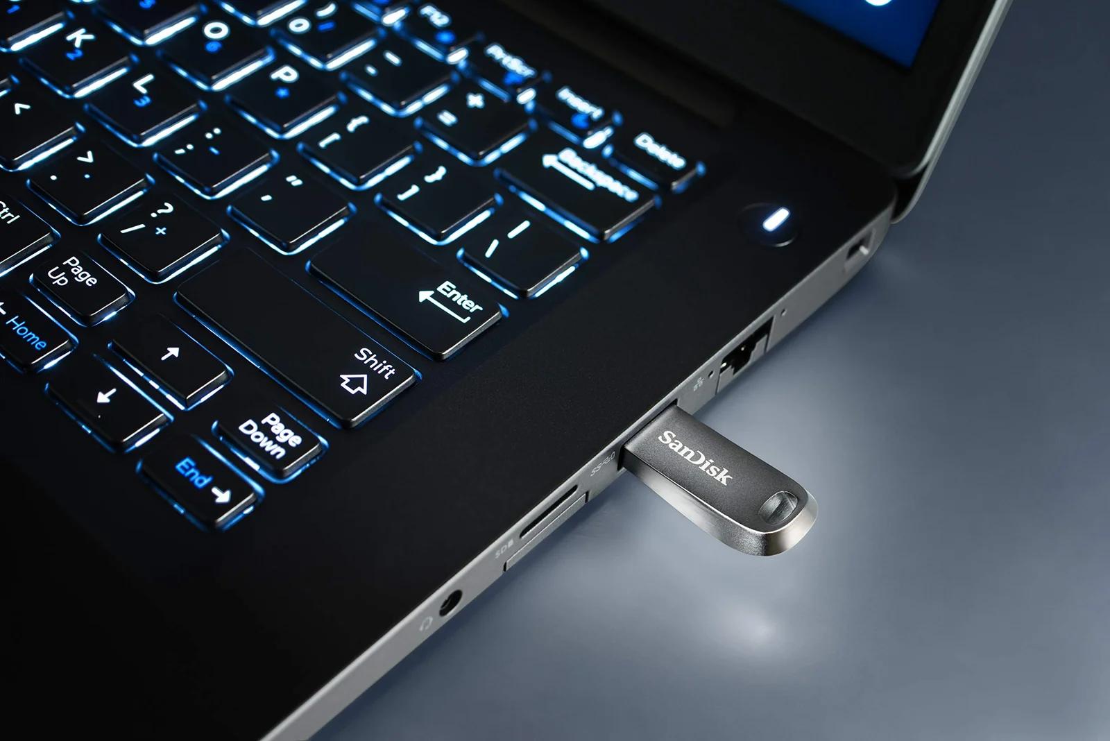 SanDisk elegantne metallist USB-mälupulk 64 GB — turvaline ja – pilt 6