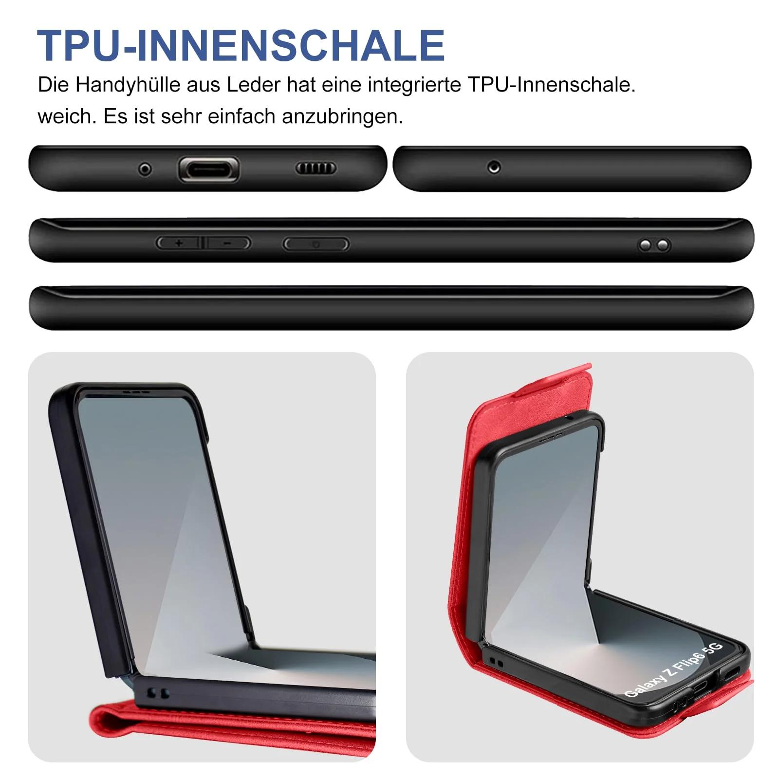 Giyer nahkne kaitsekott Samsung Galaxy Z Flip 6 jaoks – pilt 7