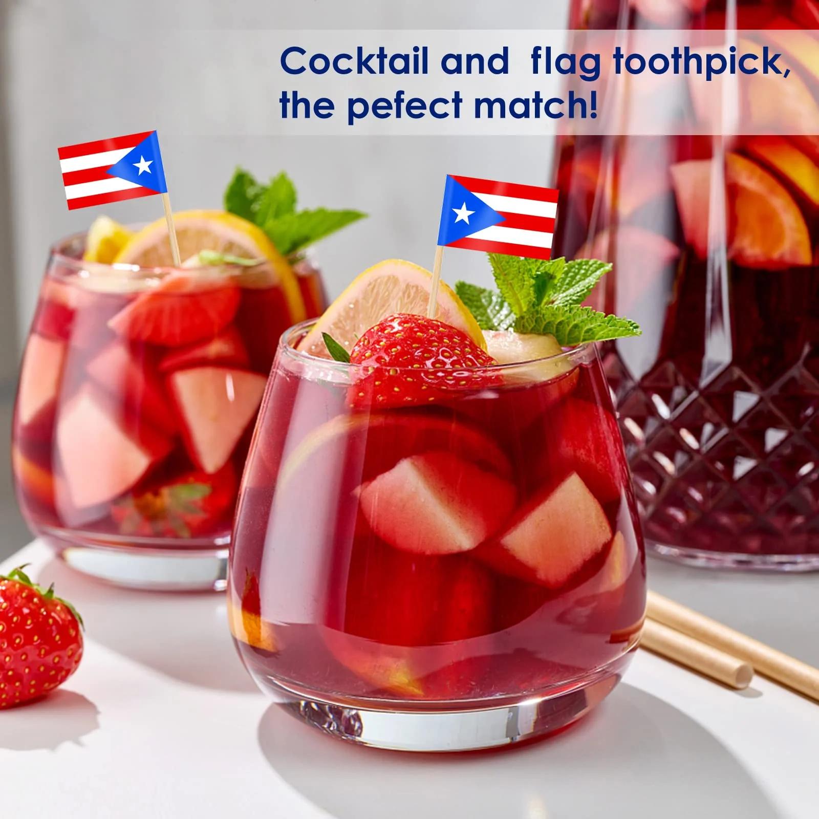 AhfuLife puidust cocktail-tikkudega Puerto Rico dekoratsioon – lisavaade