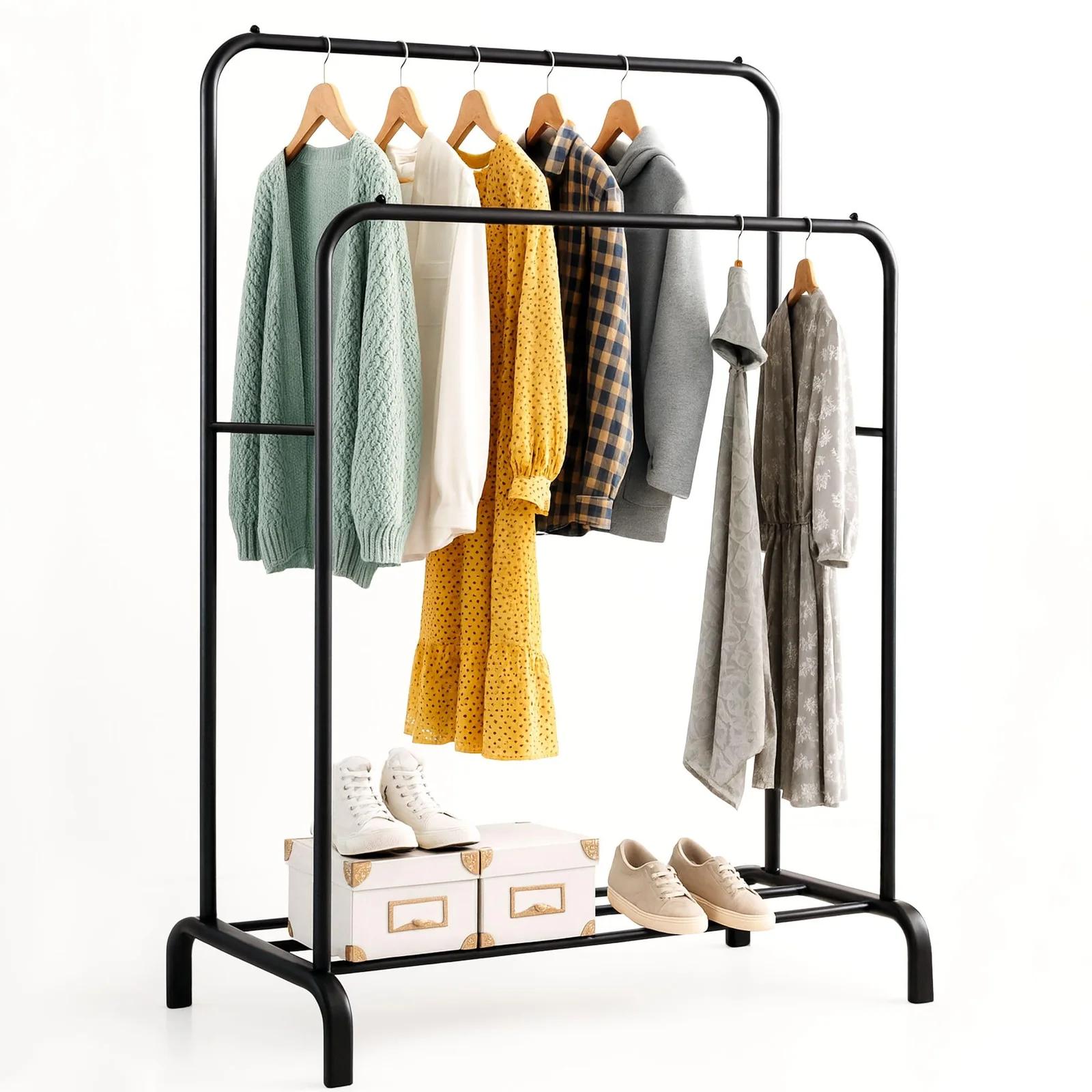 edihome metallist riidepuu 110×150 cm – tugev ja mitmekülgne