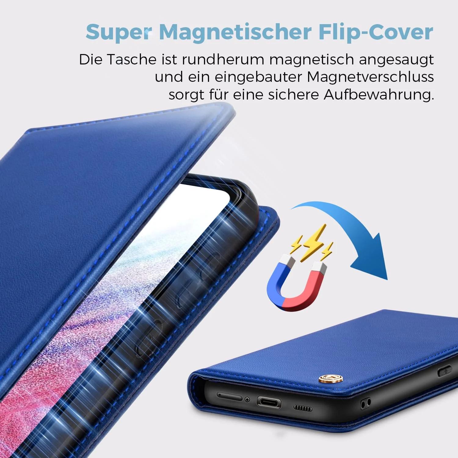 Thorhülle premium PU-nahast kaitsekate Galaxy A53 jaoks – kasutusnäide