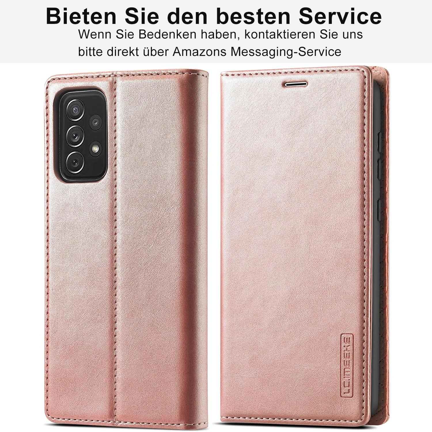 Ailicici pu-ne nahkümbris Galaxy A32 5G — rahakotiga kaitse – pilt 7