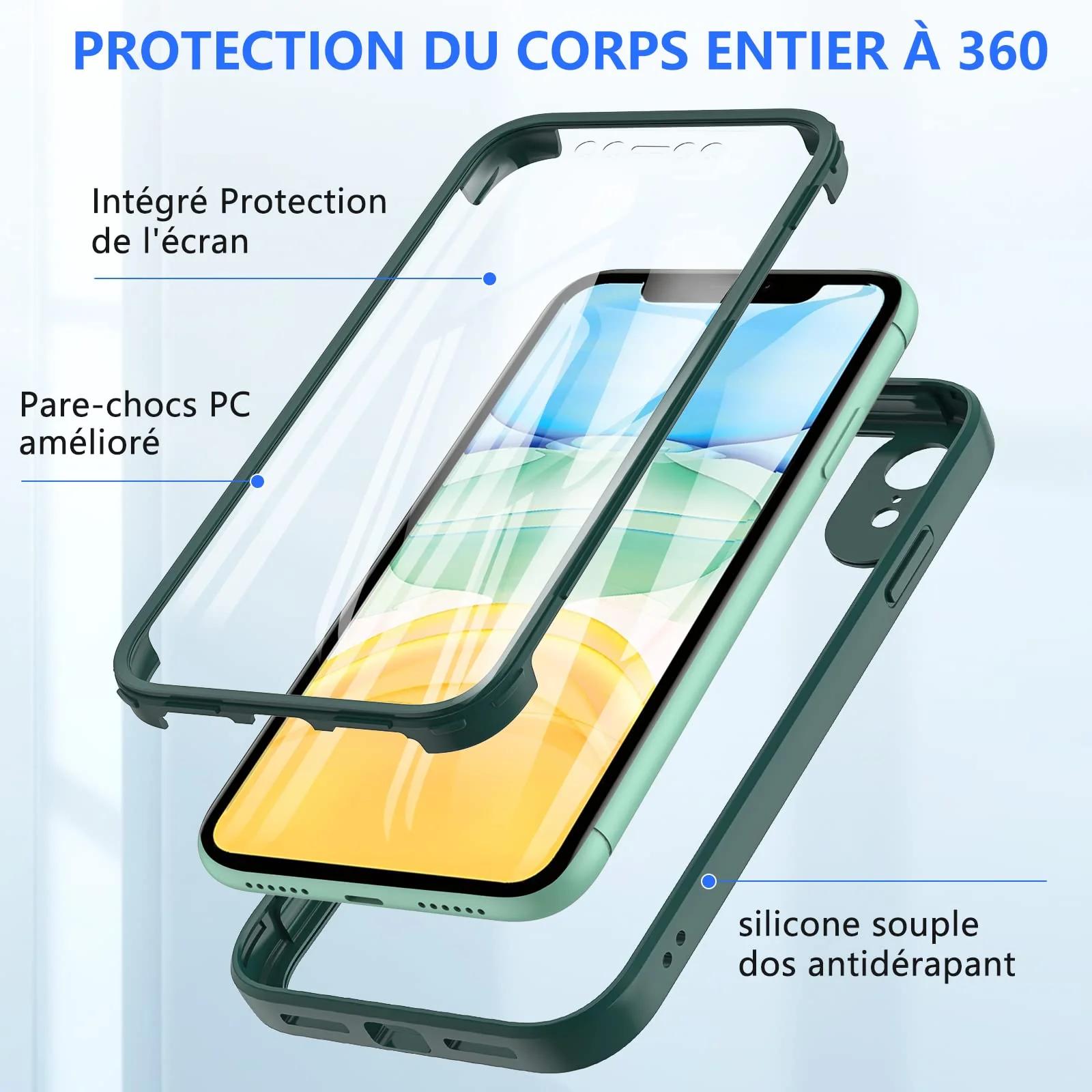 OWKEY kaitsev TPU ümbris iPhone XR jaoks — 360° kaitse ja – detailne vaade