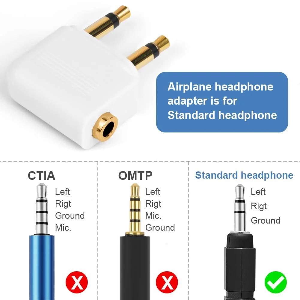 AXFEE kuldne lennukiadapter 3,5 mm — mugav reisikaaslane – lisavaade