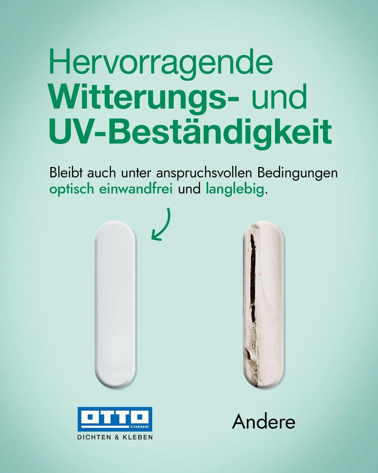 OTTOSEAL premium sanitaar-silikoon — vastupidav matt viimistlus – pilt 6