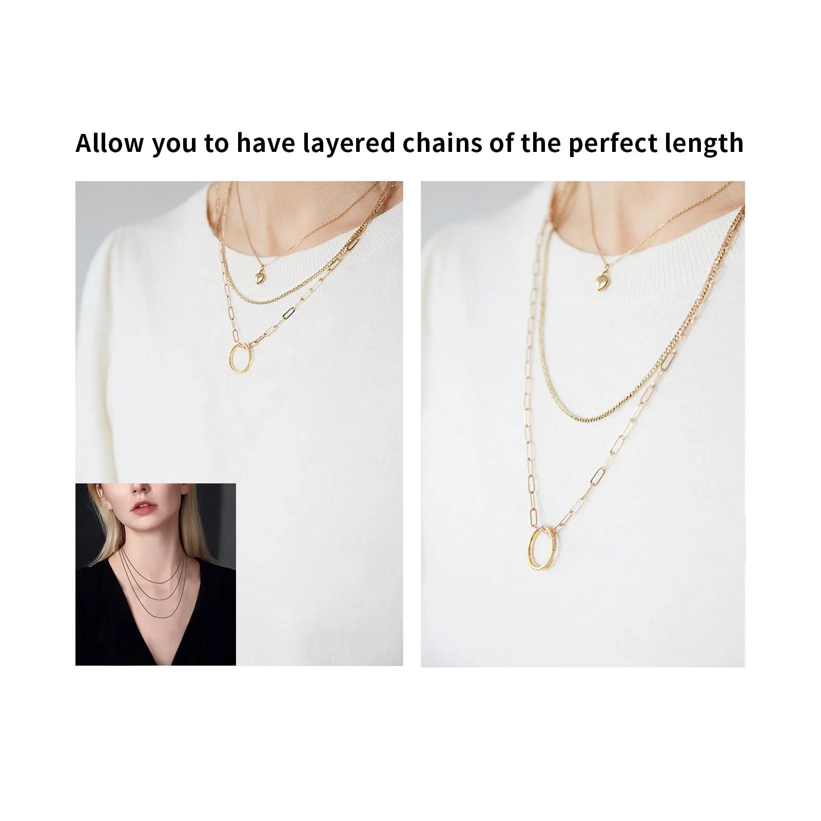 ADMITRY 925 sterling-silber kettapikendaja — vastupidav lisa – lisavaade