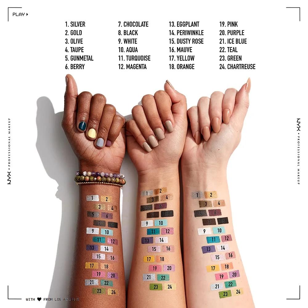 NYX PROFESSIONAL MAKEUP tugevpigmenteeritud veekindel silmalainer – lisavaade