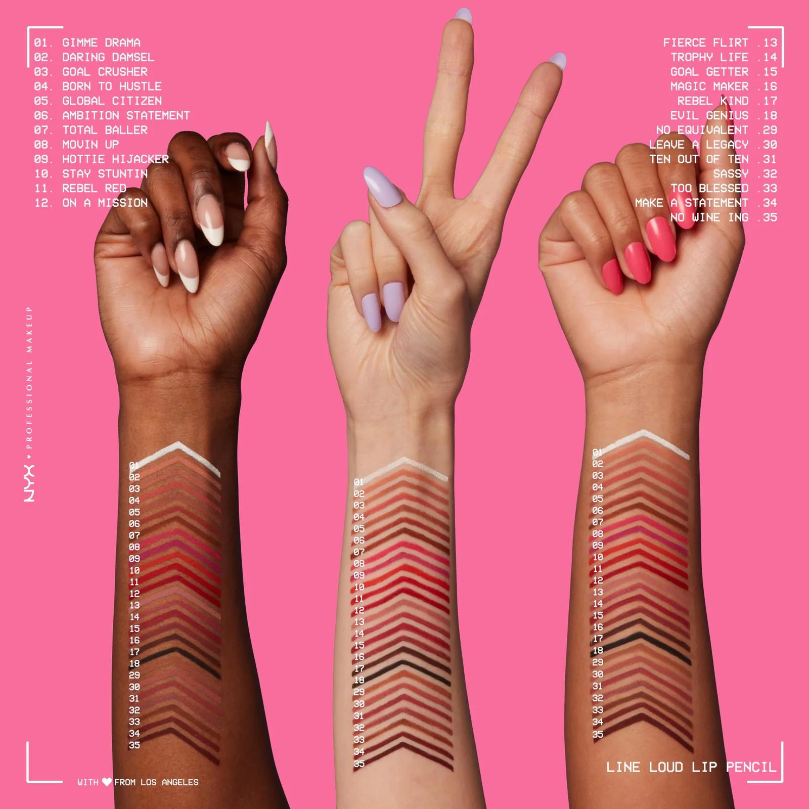NYX PROFESSIONAL MAKEUP matt huulekontuur — kreemjas ja püsiv – pilt 6