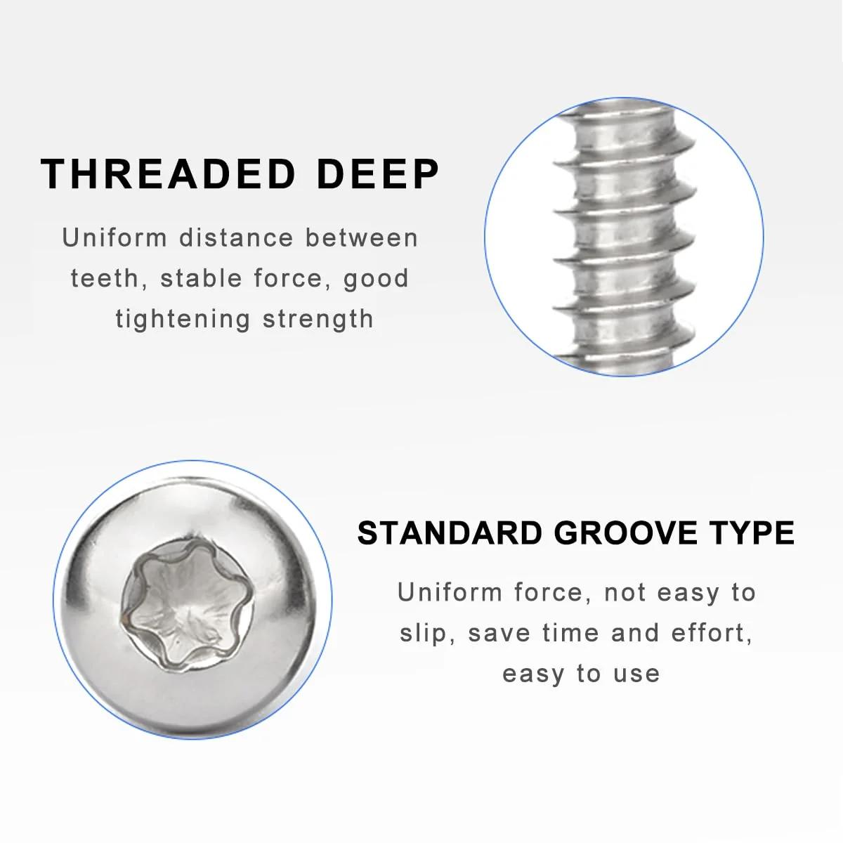 Drenky roostevabad Torx-puidukruvid 50 tk M3x12 — vastupidav – pakend ja tarvikud