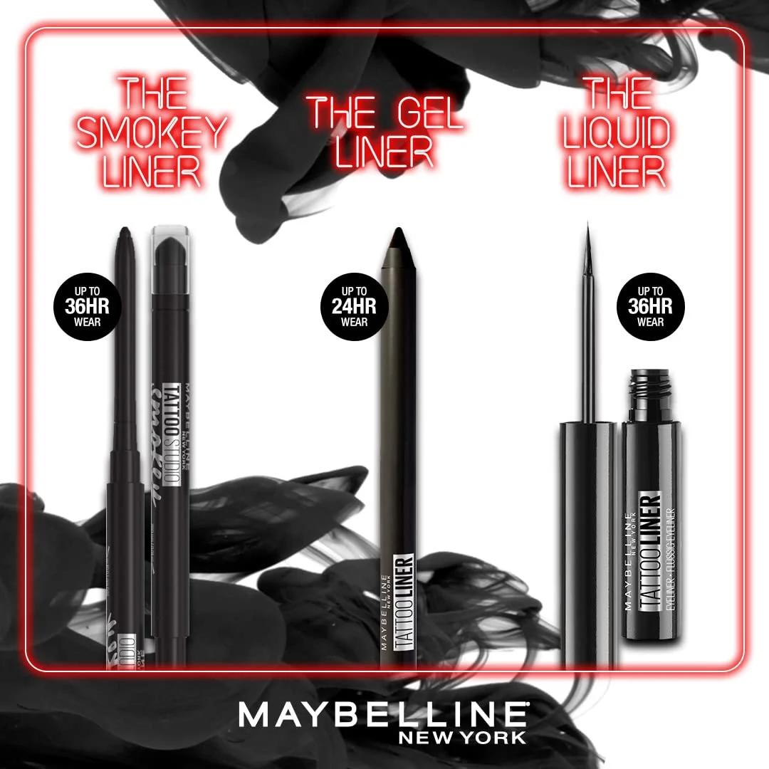 MAYBELLINE püsiv smokey gel-kajal — rikkalik pruun toon – pilt 8