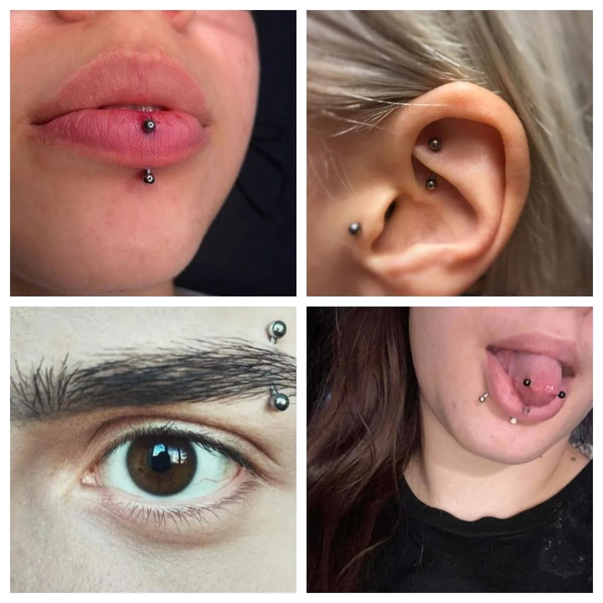 Gojewen roostevabast terasest kaarekujulised piercingenädalad – kasutusnäide