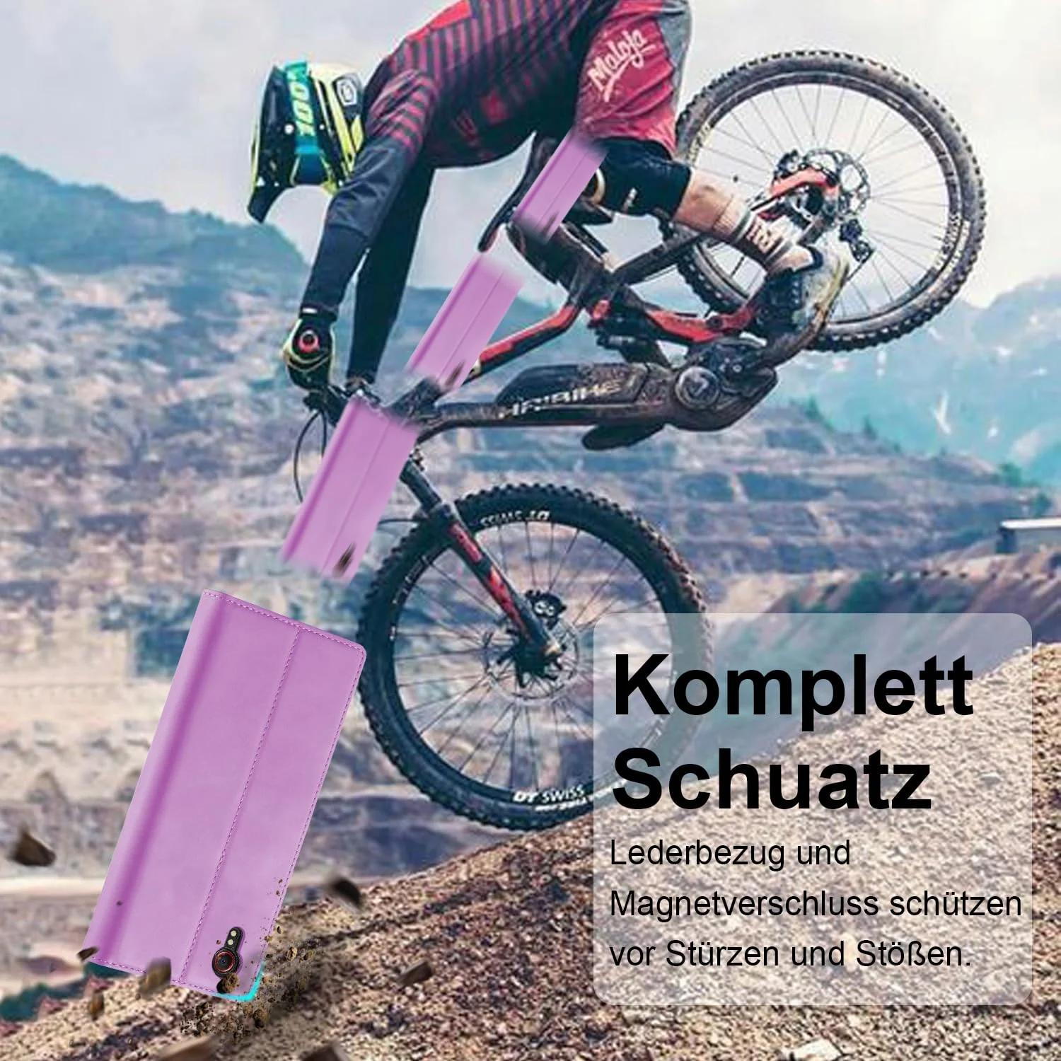Ailicici PU-nahast klappkate Galaxy Xcover 5 — kinkekaunis kaitse – lisavaade
