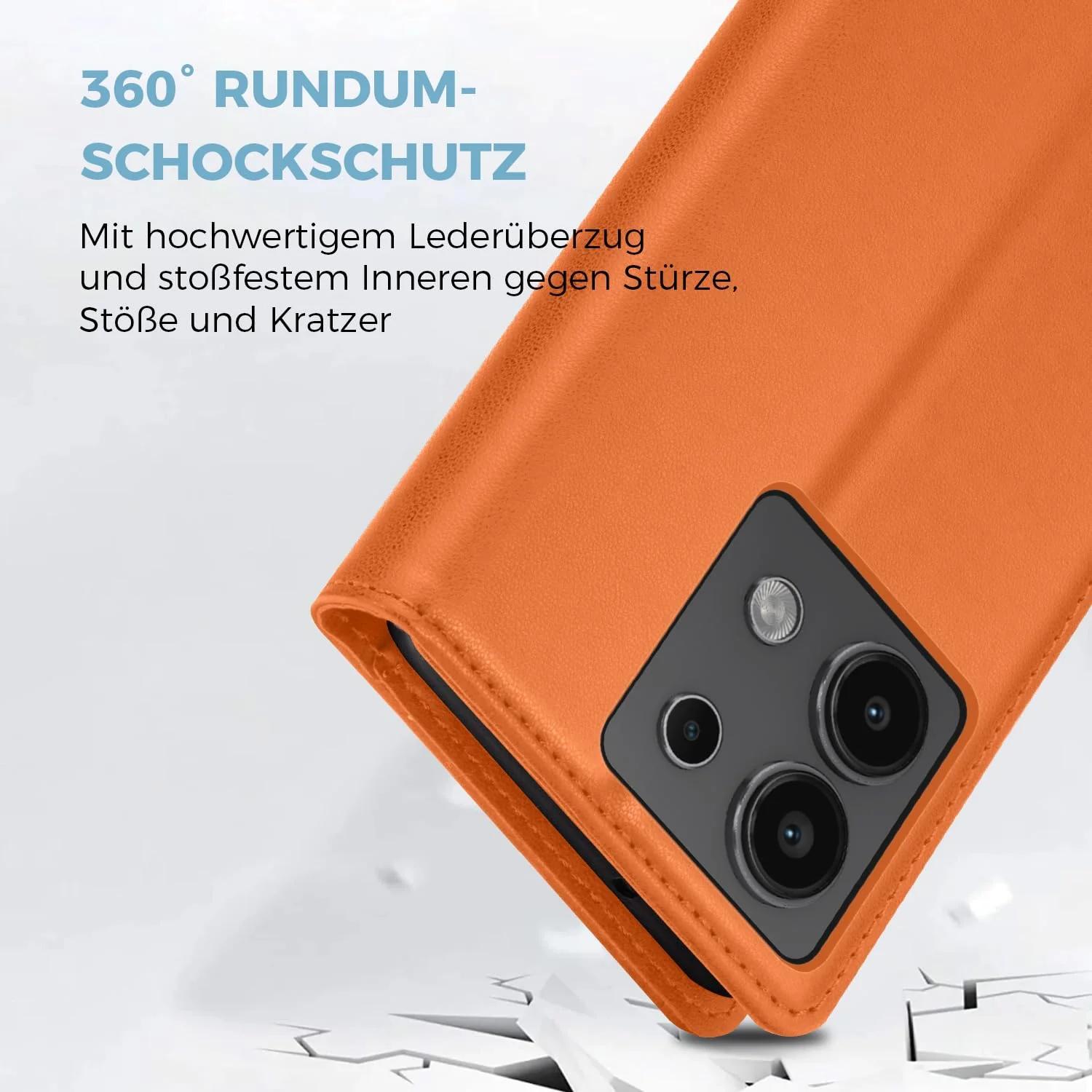 Thorhülle nahkne kaitsekate Xiaomi Redmi Note 13 4G — rahakotiga – pilt 6