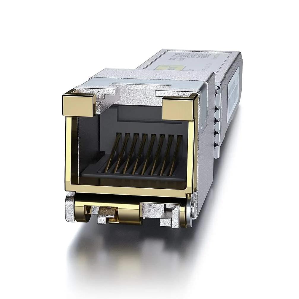 10Gtek 10Gb SFP+ RJ45 modul — CAT.6a kuni 30 m kiirus – kasutusnäide