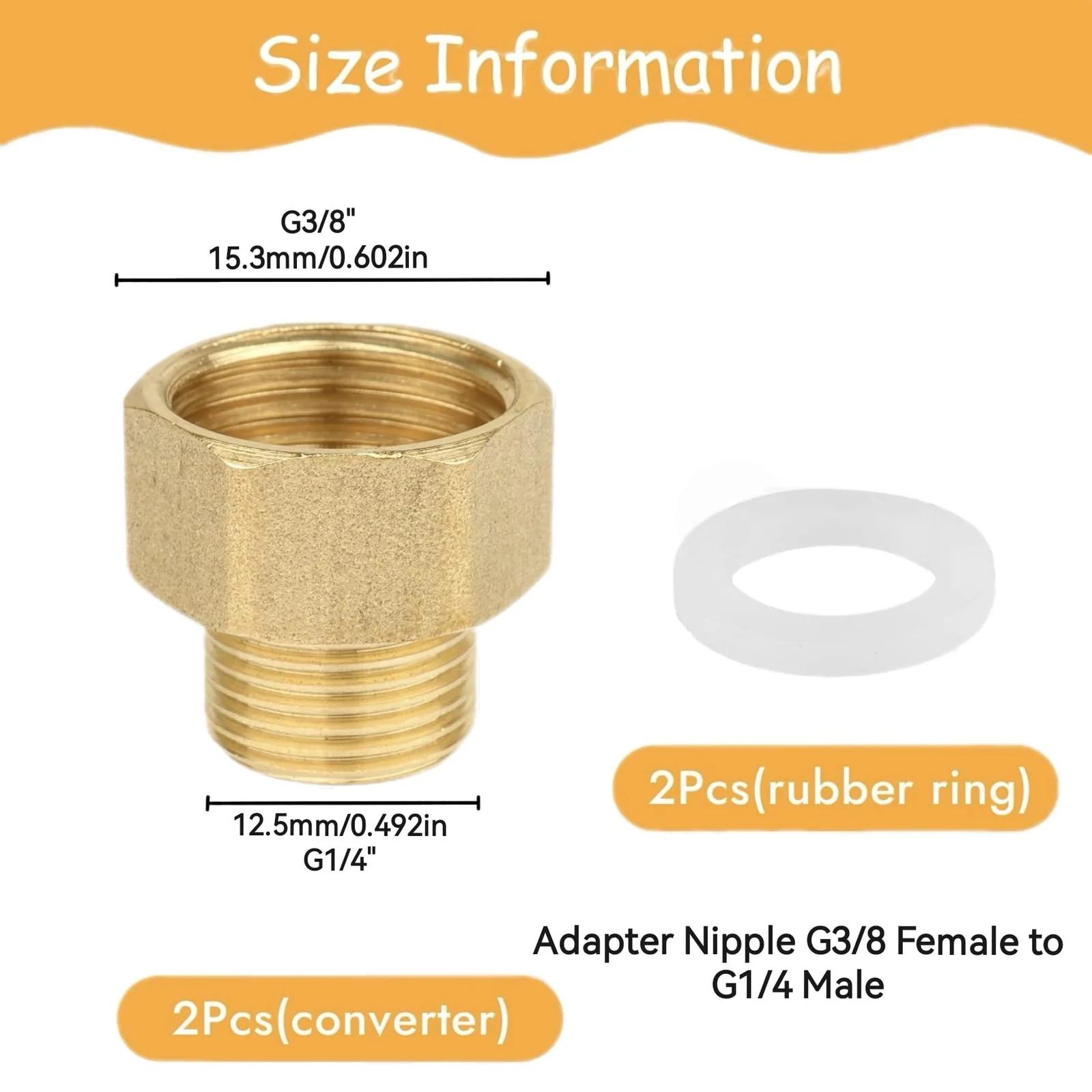Svalor messingist reduktor 1/4″→3/8″ — vastupidav ühendus – detailne vaade